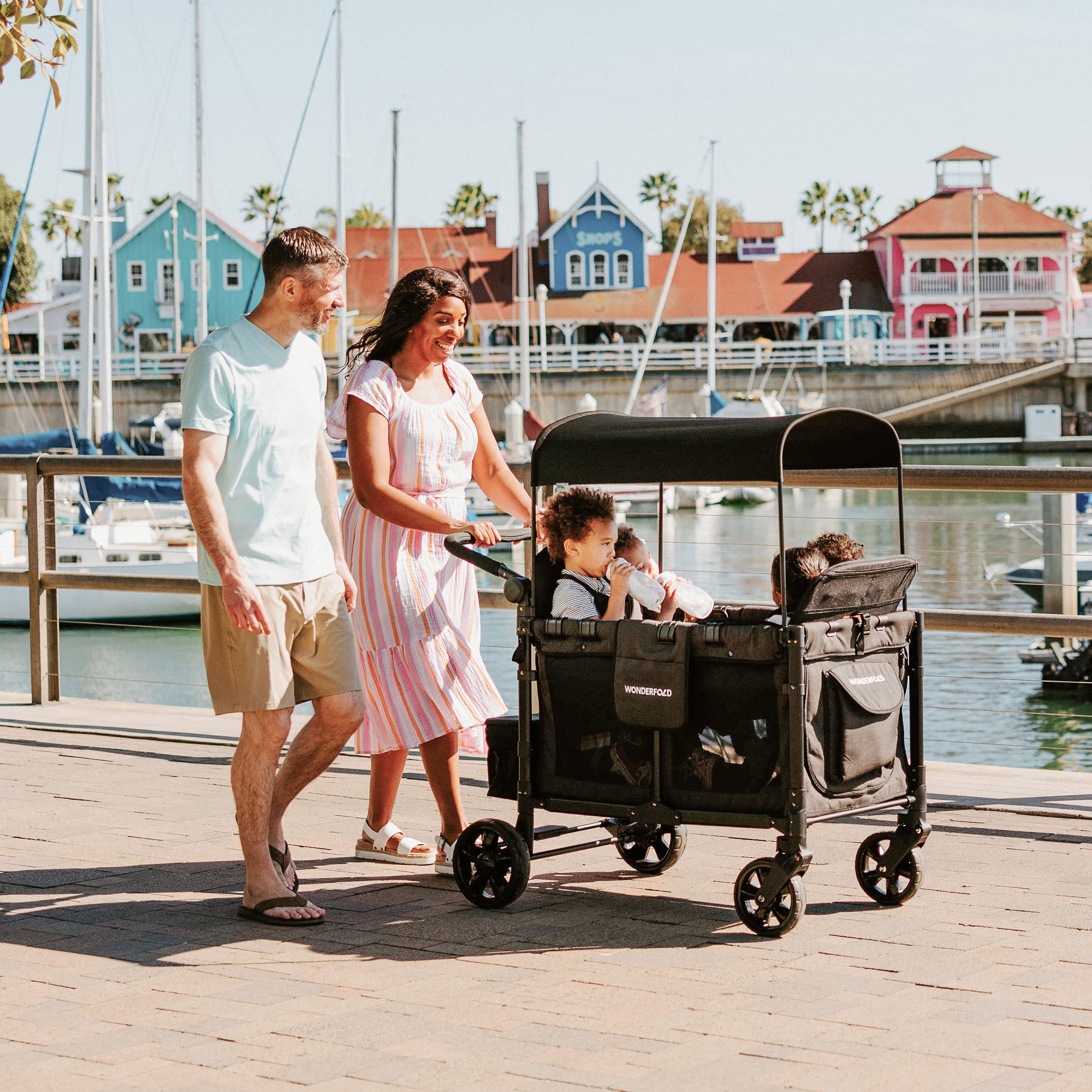 W4 Elite Quad Stroller Wagon (4 Seater)