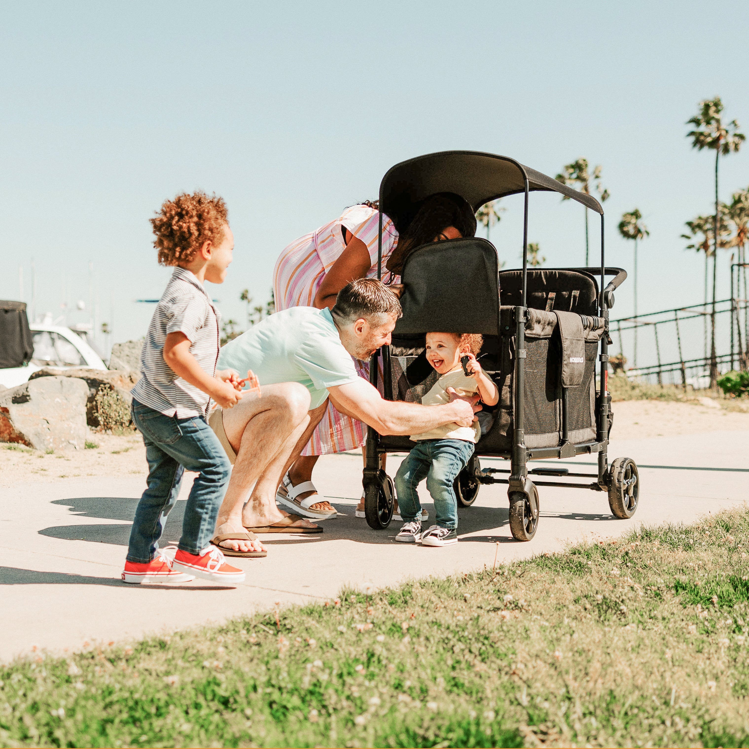 W4 Elite Quad Stroller Wagon (4 Seater)