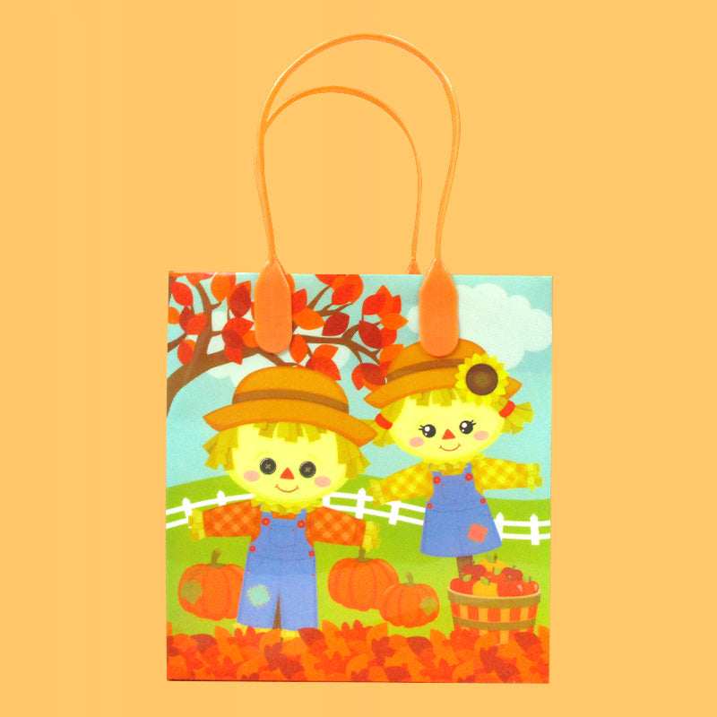 Autumn Harvest Party Favor Treat Bags - Set Of 6 Or 12