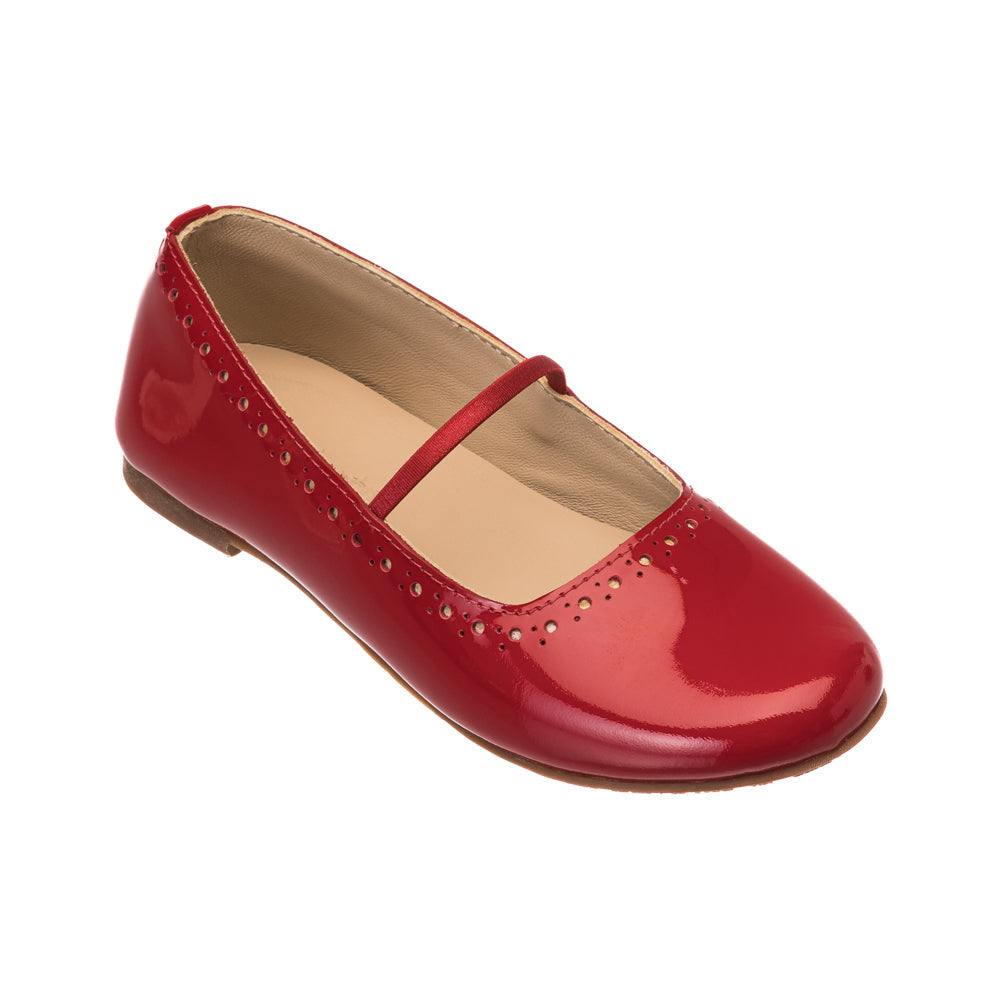 Sasha Ballerina Flat Red