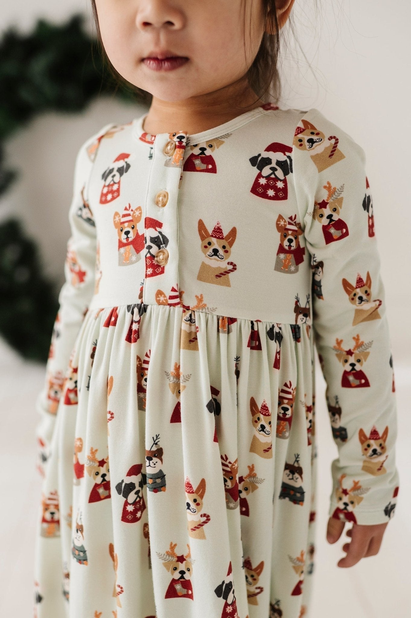 Long Sleeve Henley Dress