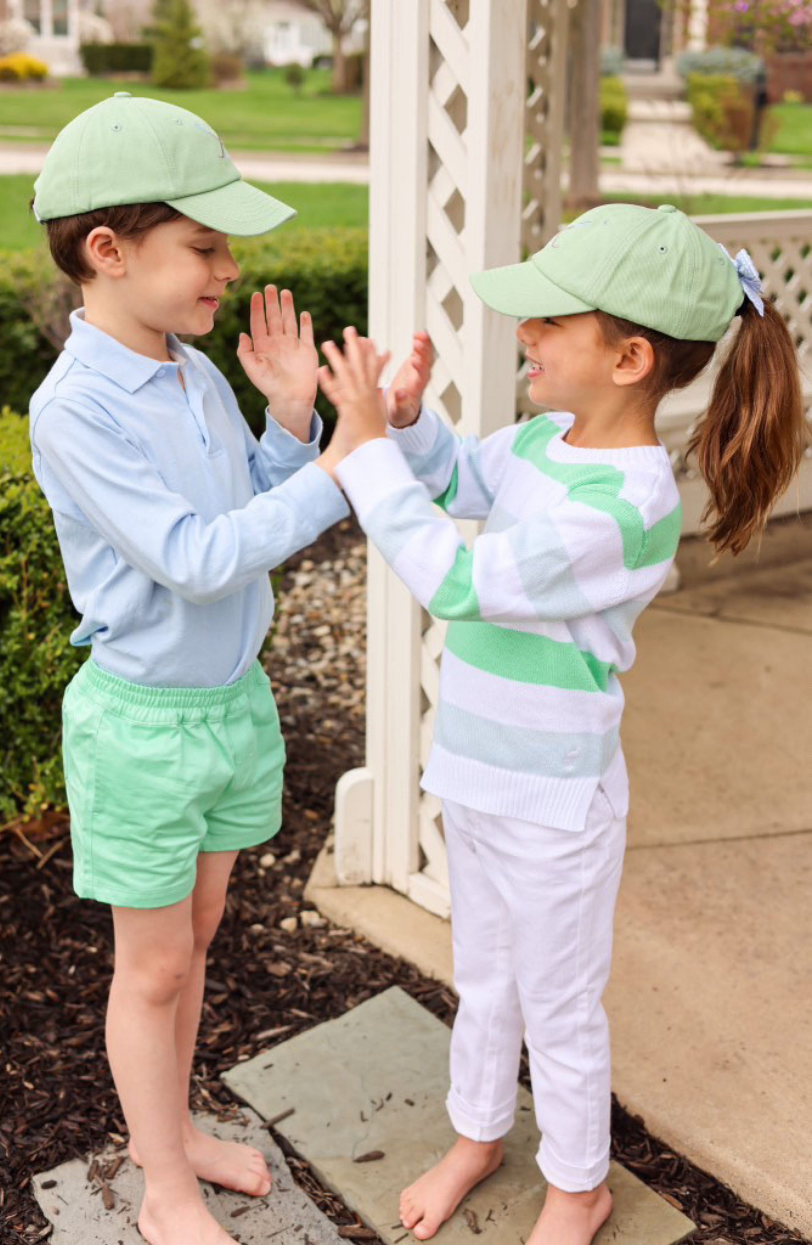 Golf Clubs Bow Baseball Hat (youth)