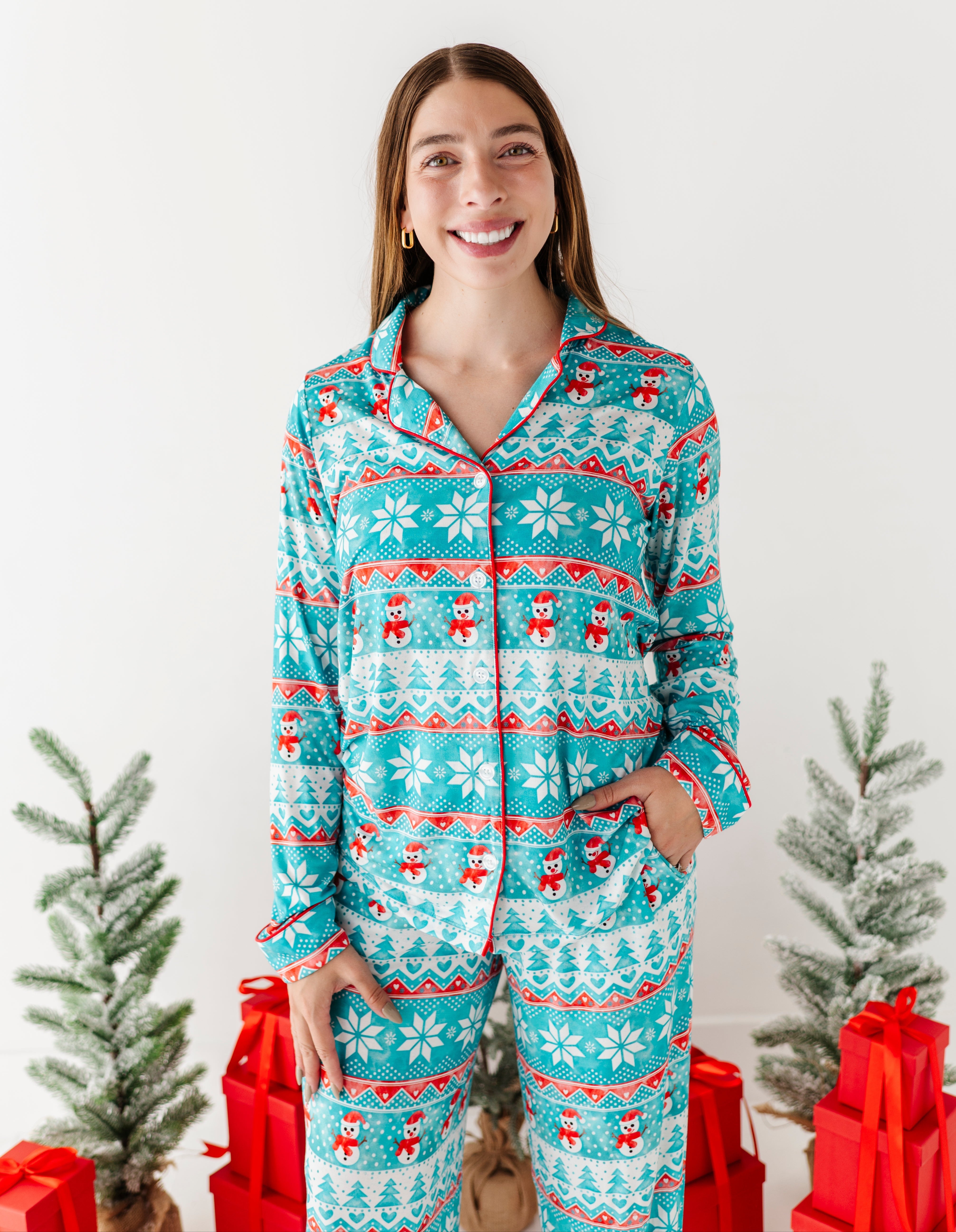 Frosty Fair Isle Women's Lounge Set