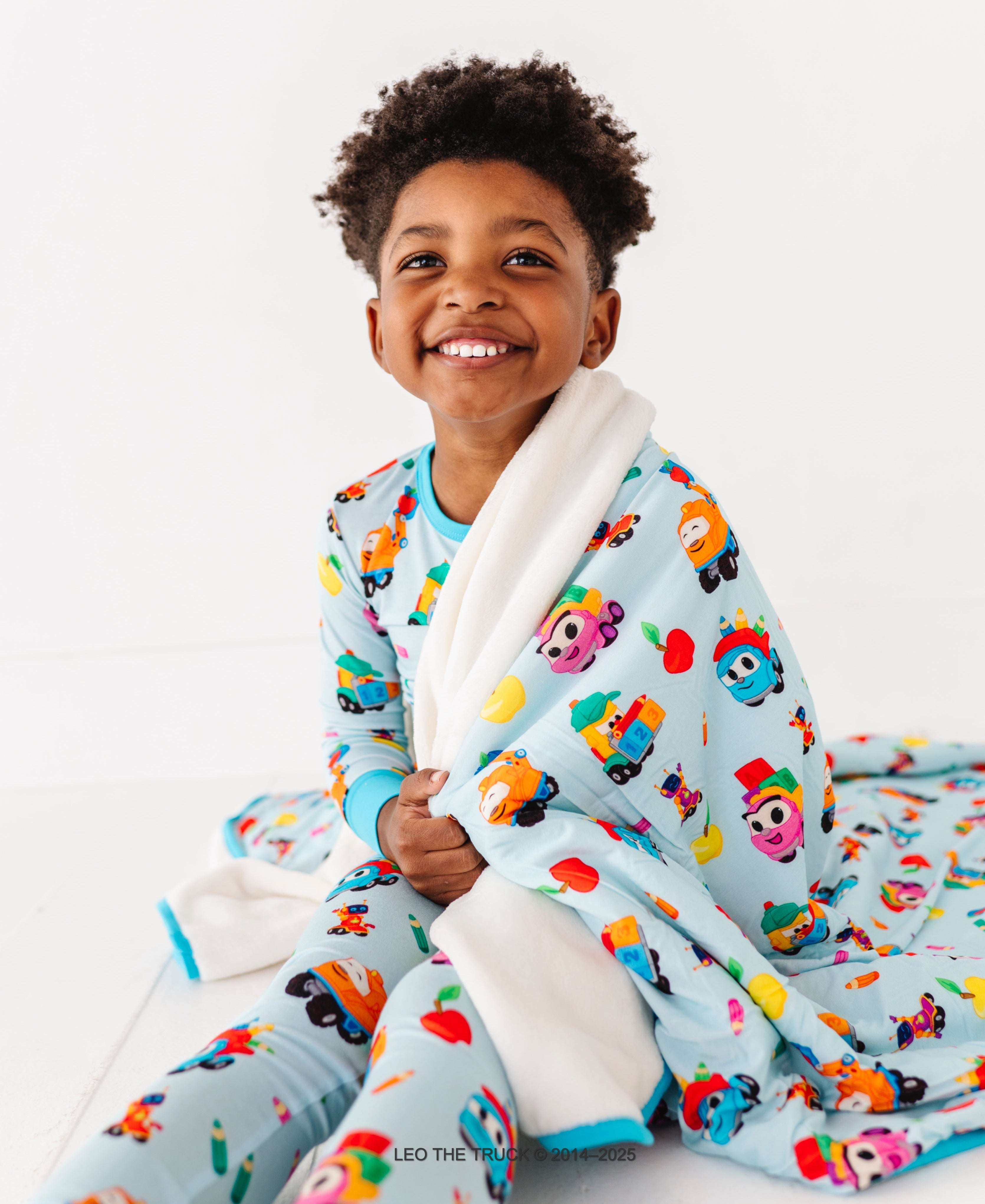 Leo The Truck™ - Learning Buddies Plush Toddler Blanket