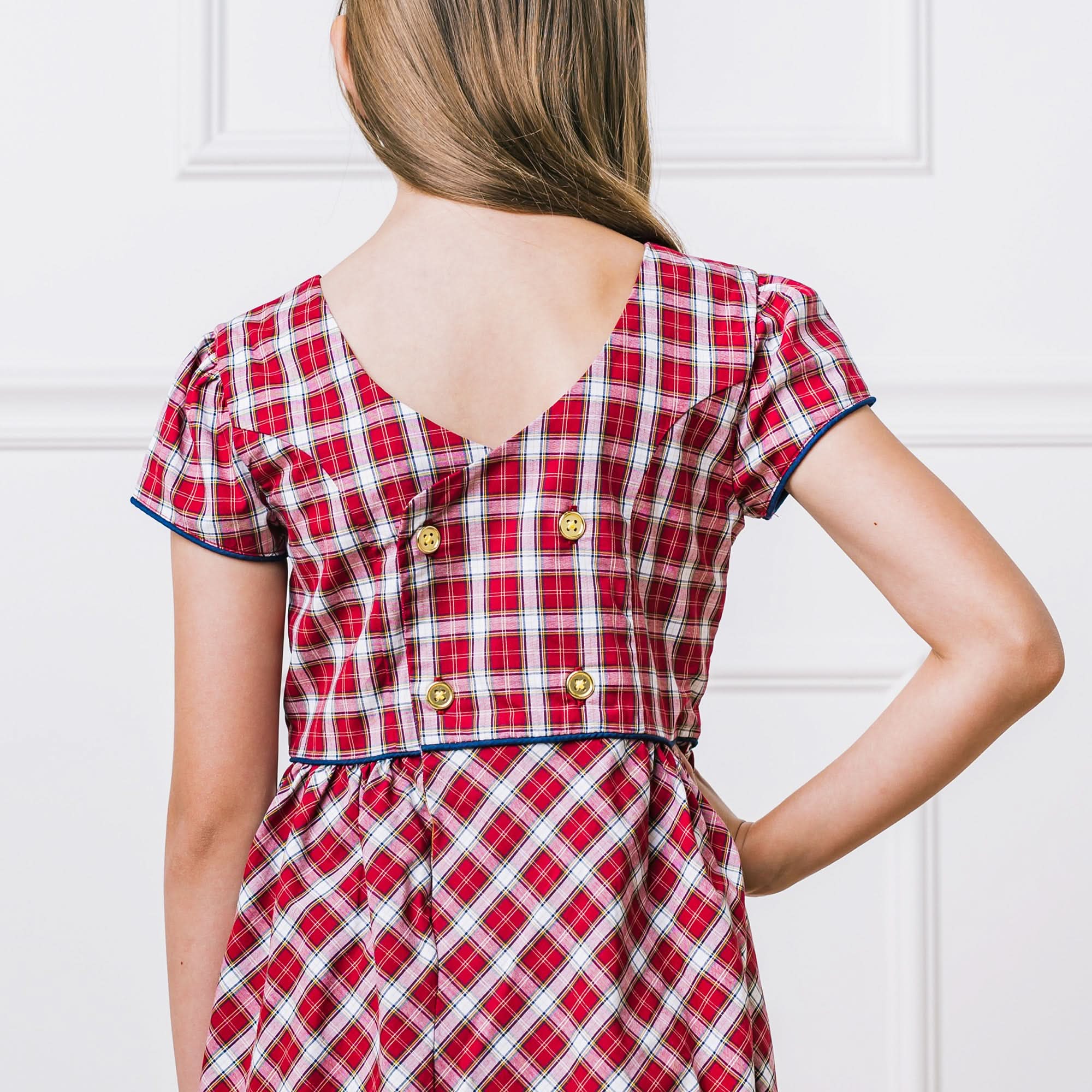 Short Sleeve Organic Schoolgirl Dress