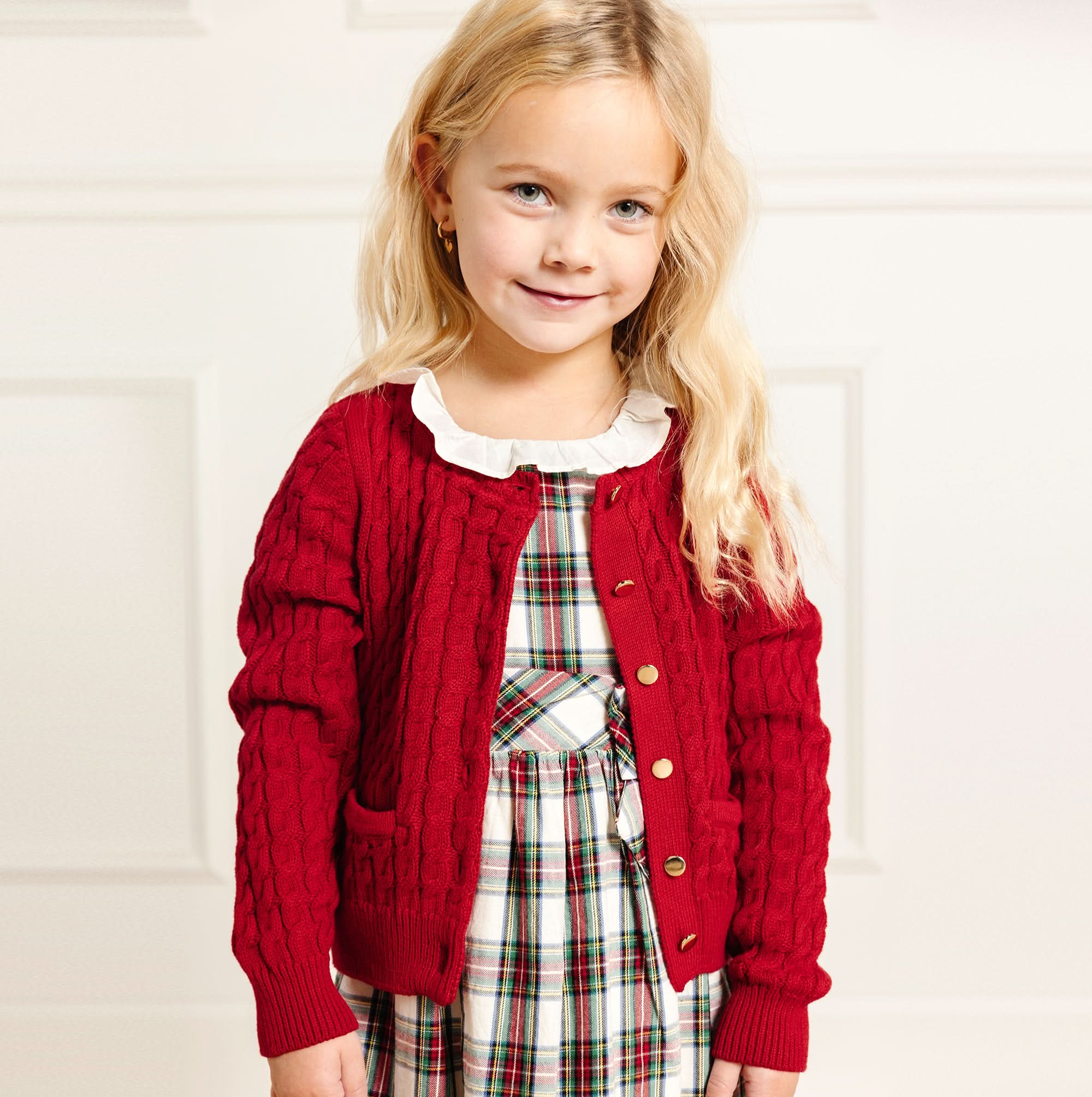 Classic Cable Organic Cardigan - Baby