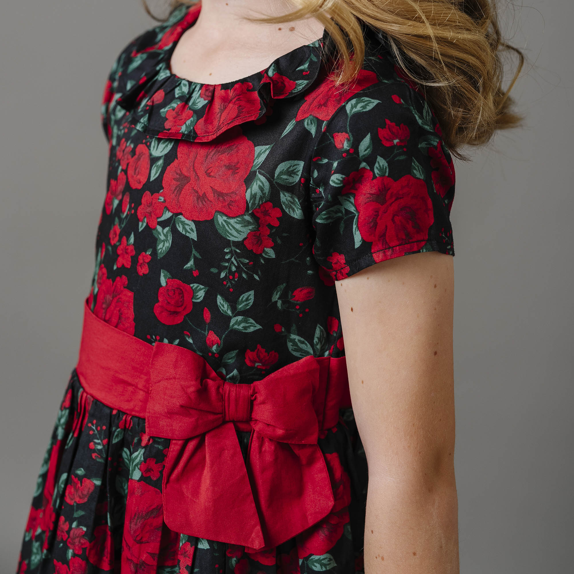 Ruffle Collar Party Dress