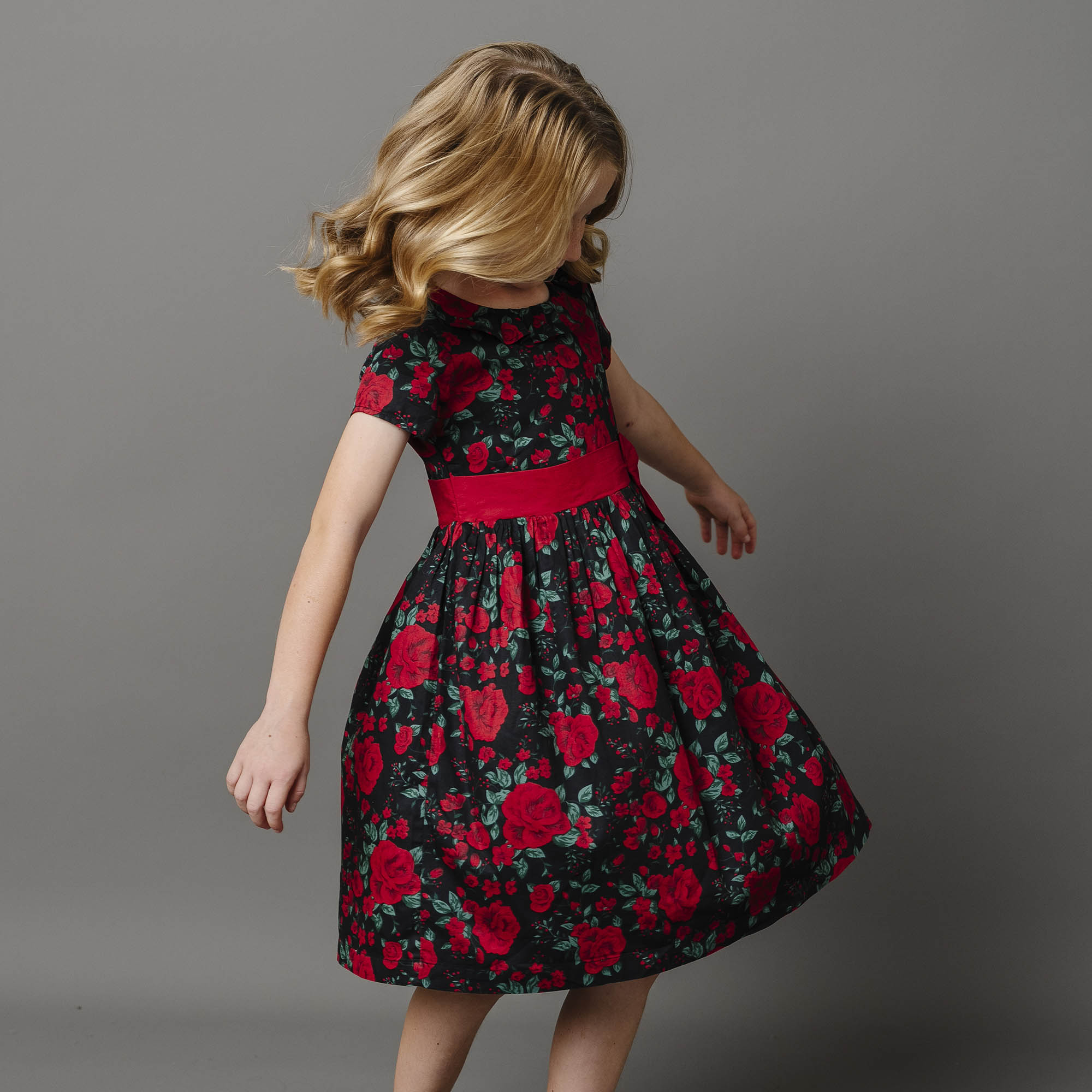 Ruffle Collar Party Dress