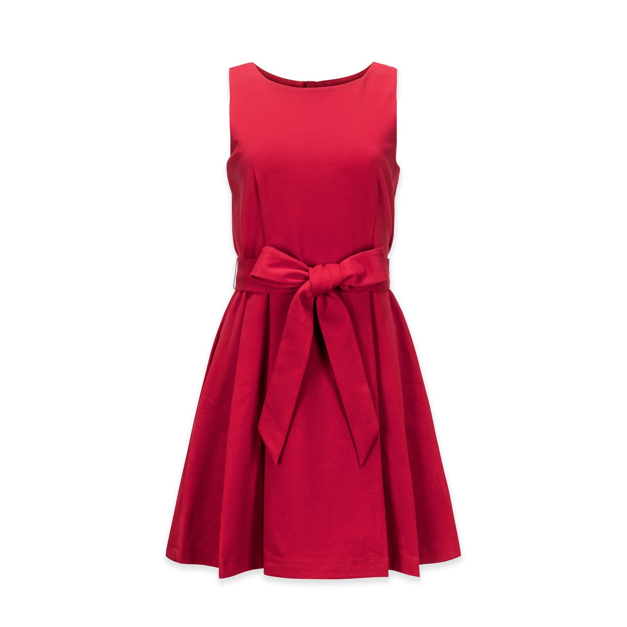 Sleeveless Ponte Skater Dress