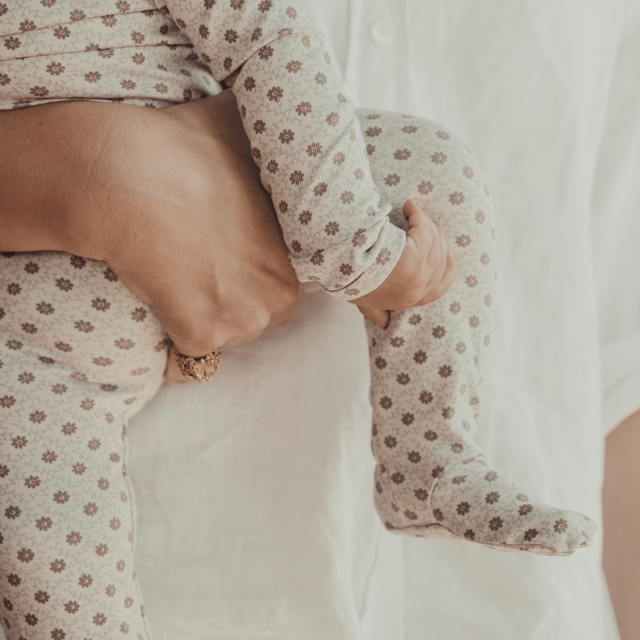 The Printed Romper - Emma Mauve