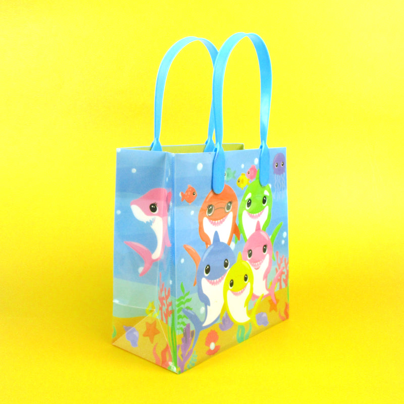 Shark Family Themed Party Favor Bags Treat Bags - Set Of 6 Or 12