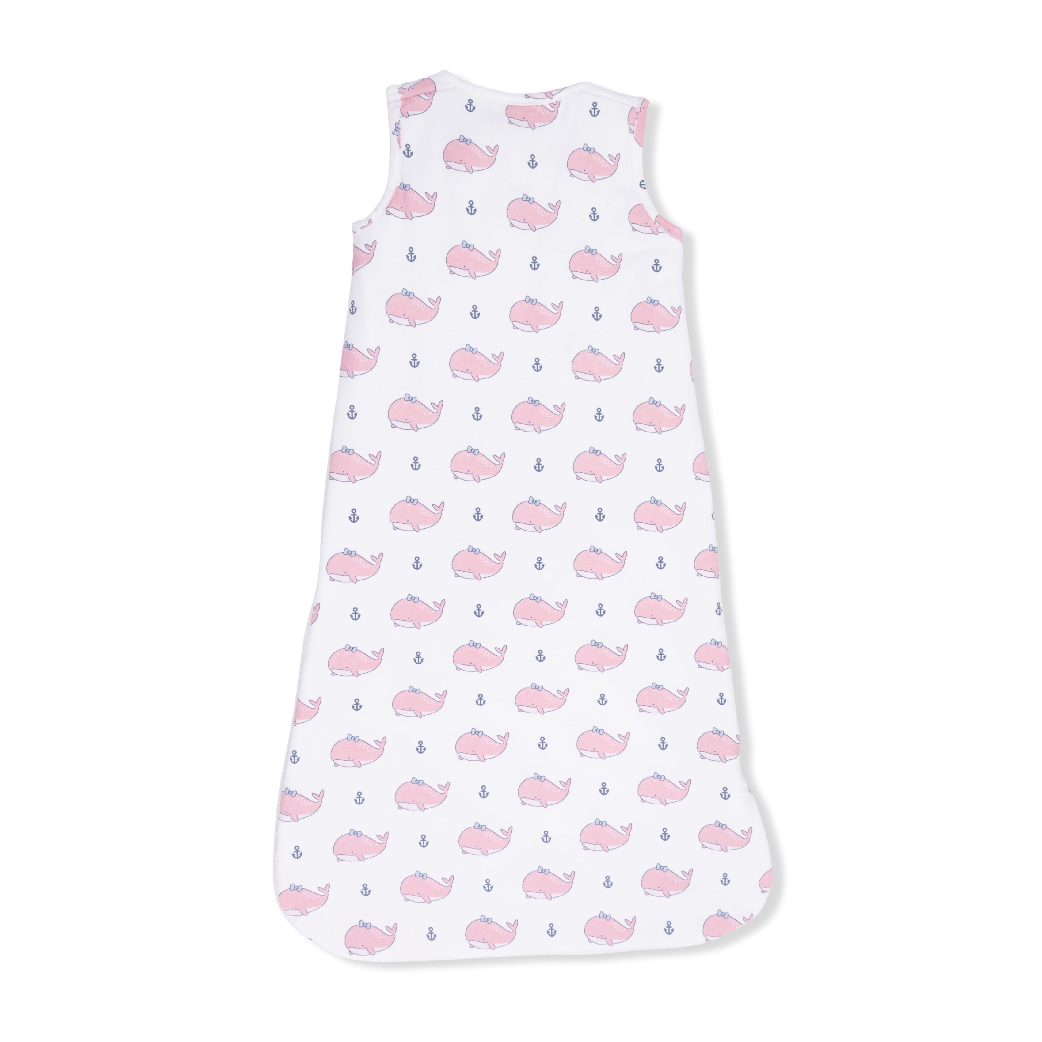 Bubbly Whale With Bow Pink - Sleep Bag