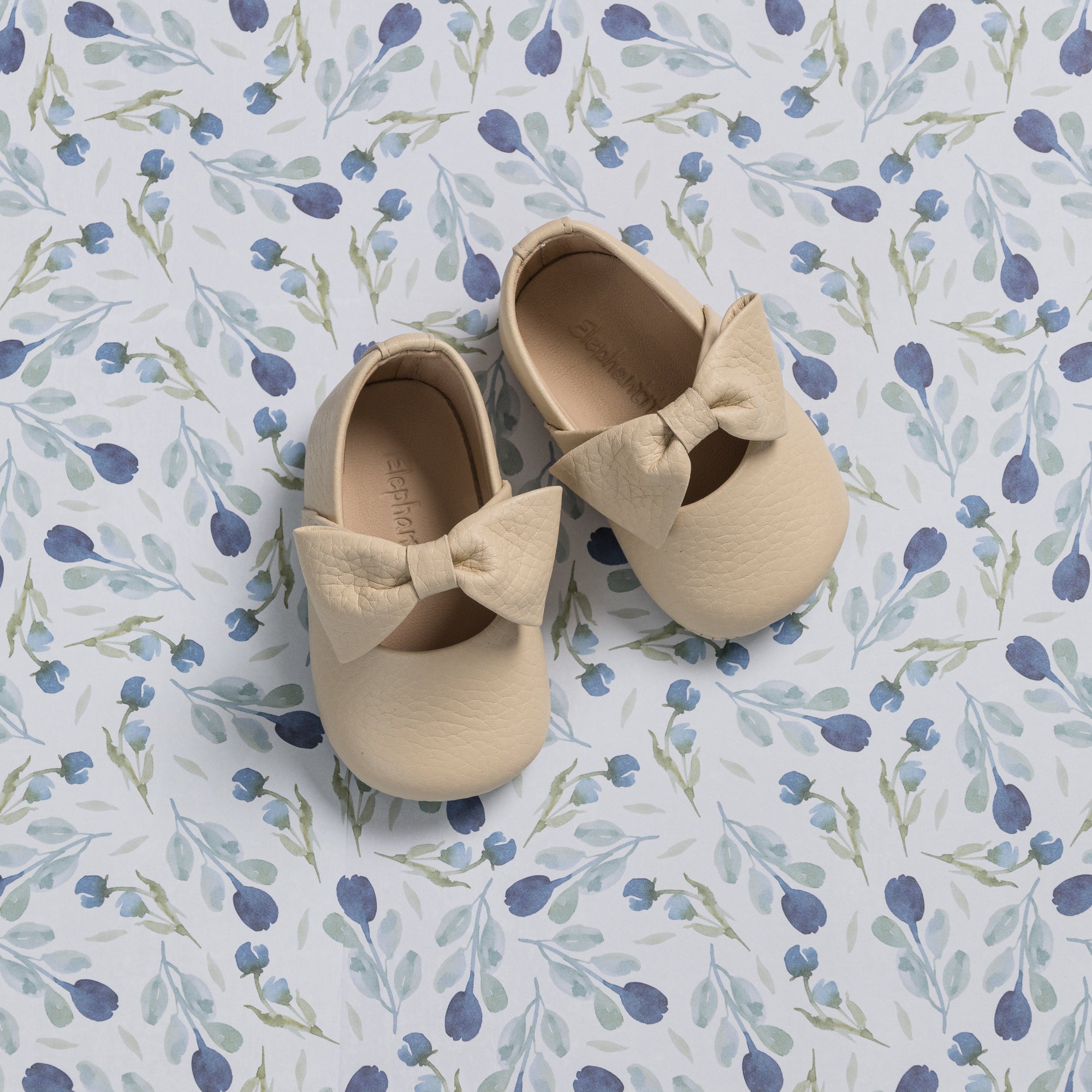 Baby Ballerina With Bow Cream