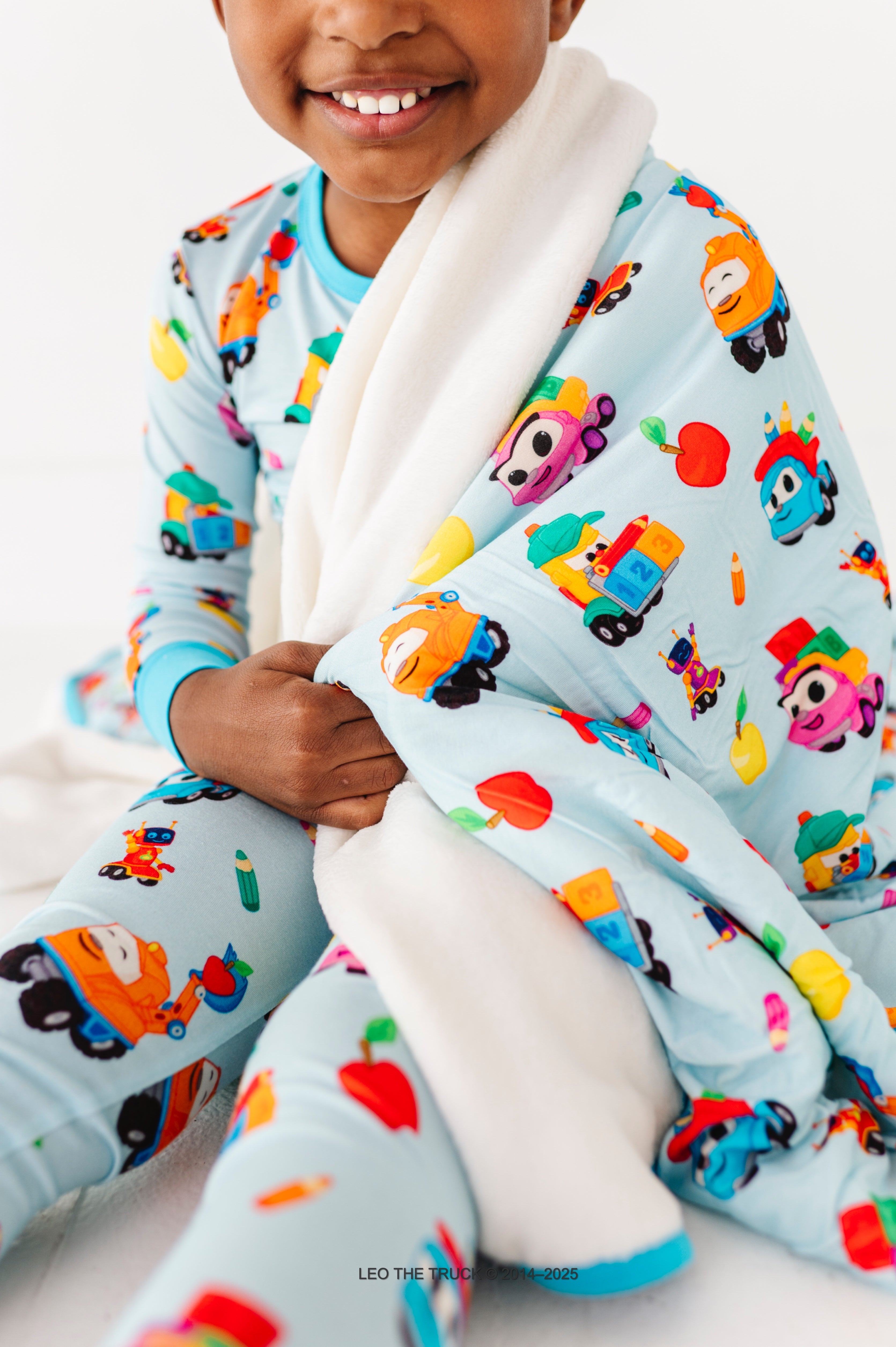 Leo The Truck™ - Learning Buddies Plush Toddler Blanket