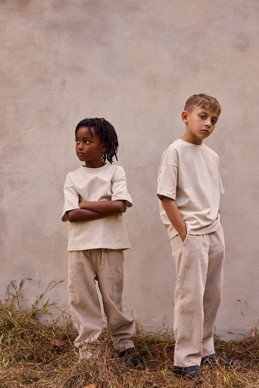 Organic Cotton Corduroy Straight Leg Cargo