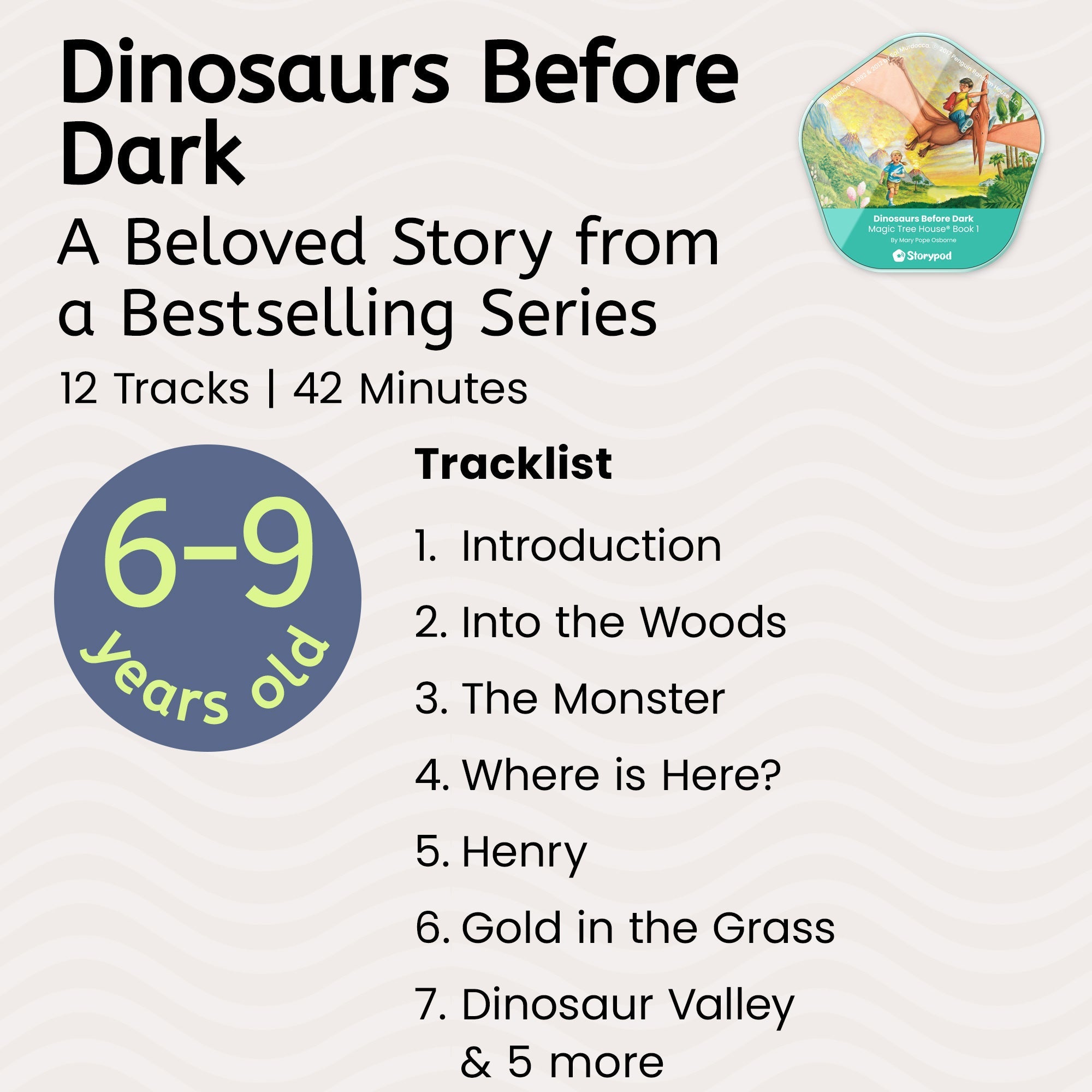 Magic Tree House® Book 1 - Dinosaurs Before Dark