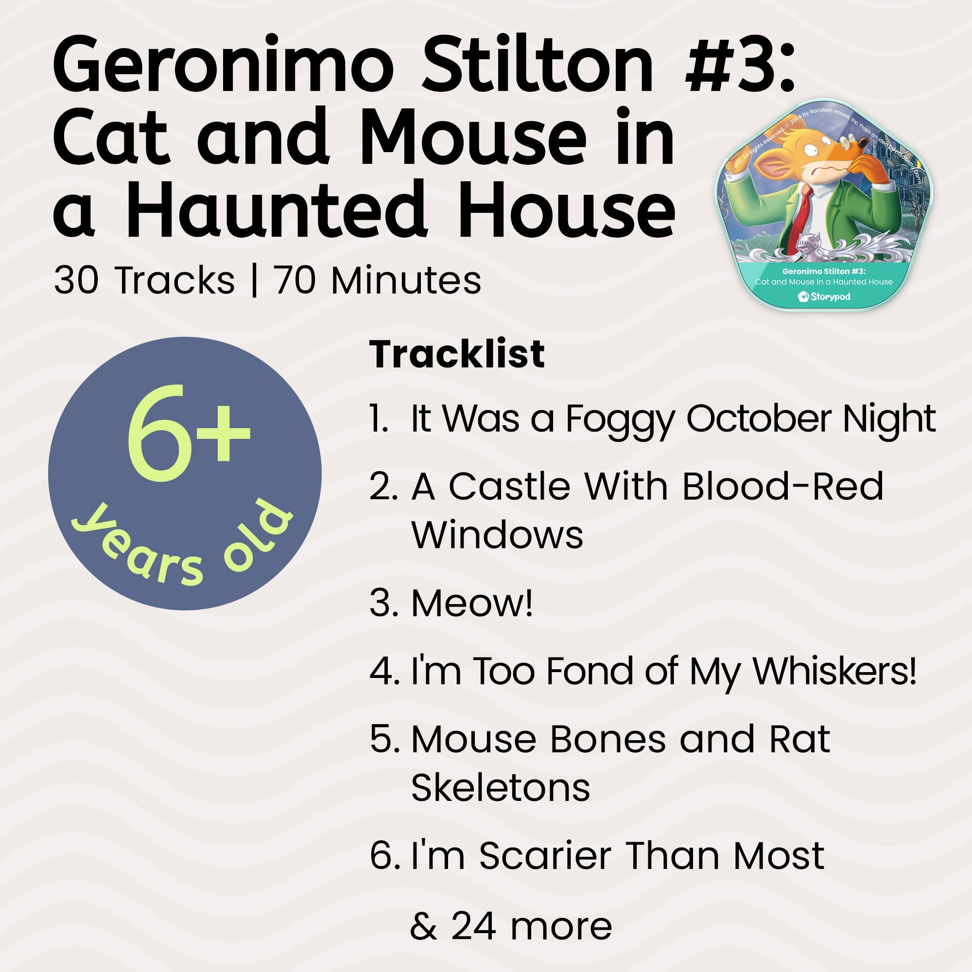 Geronimo Stilton #3: Cat And Mouse In A Haunted House