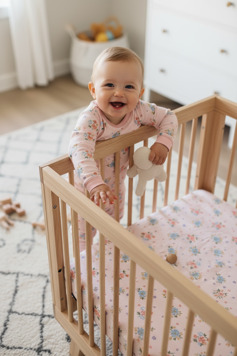 Blush Bloom (crib Sheet)