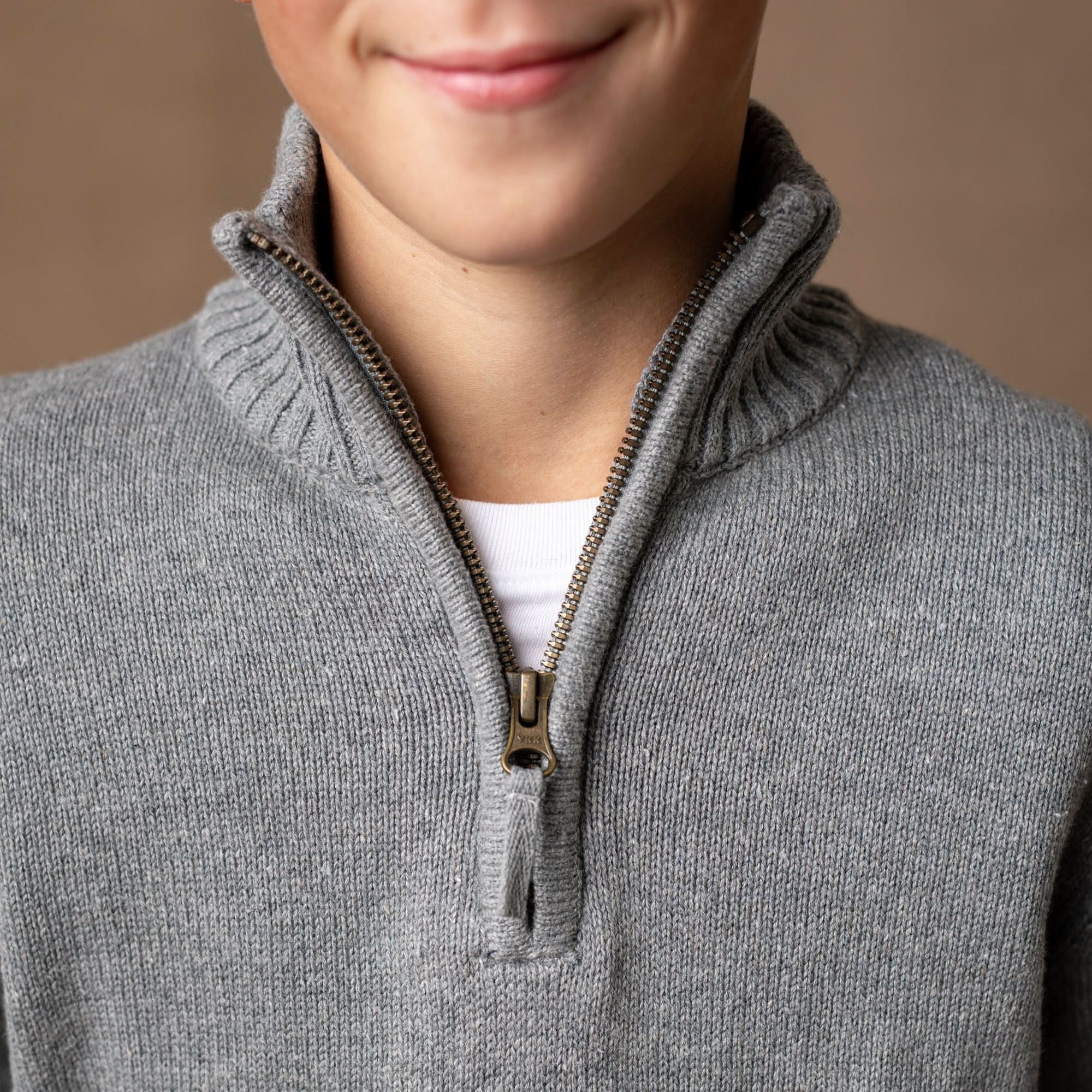 Organic Half Zip Sweater - Baby