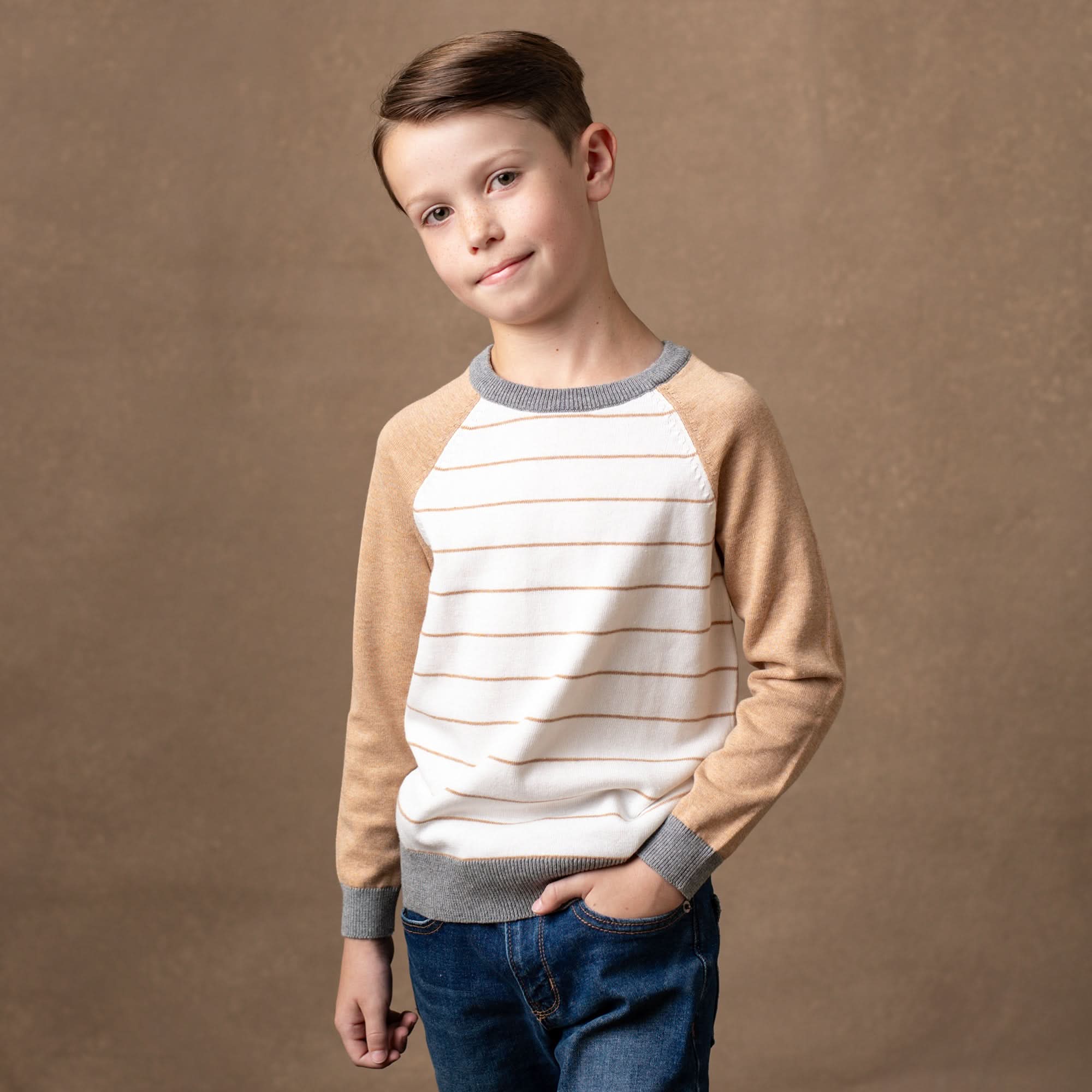Organic Raglan Sweater - Baby