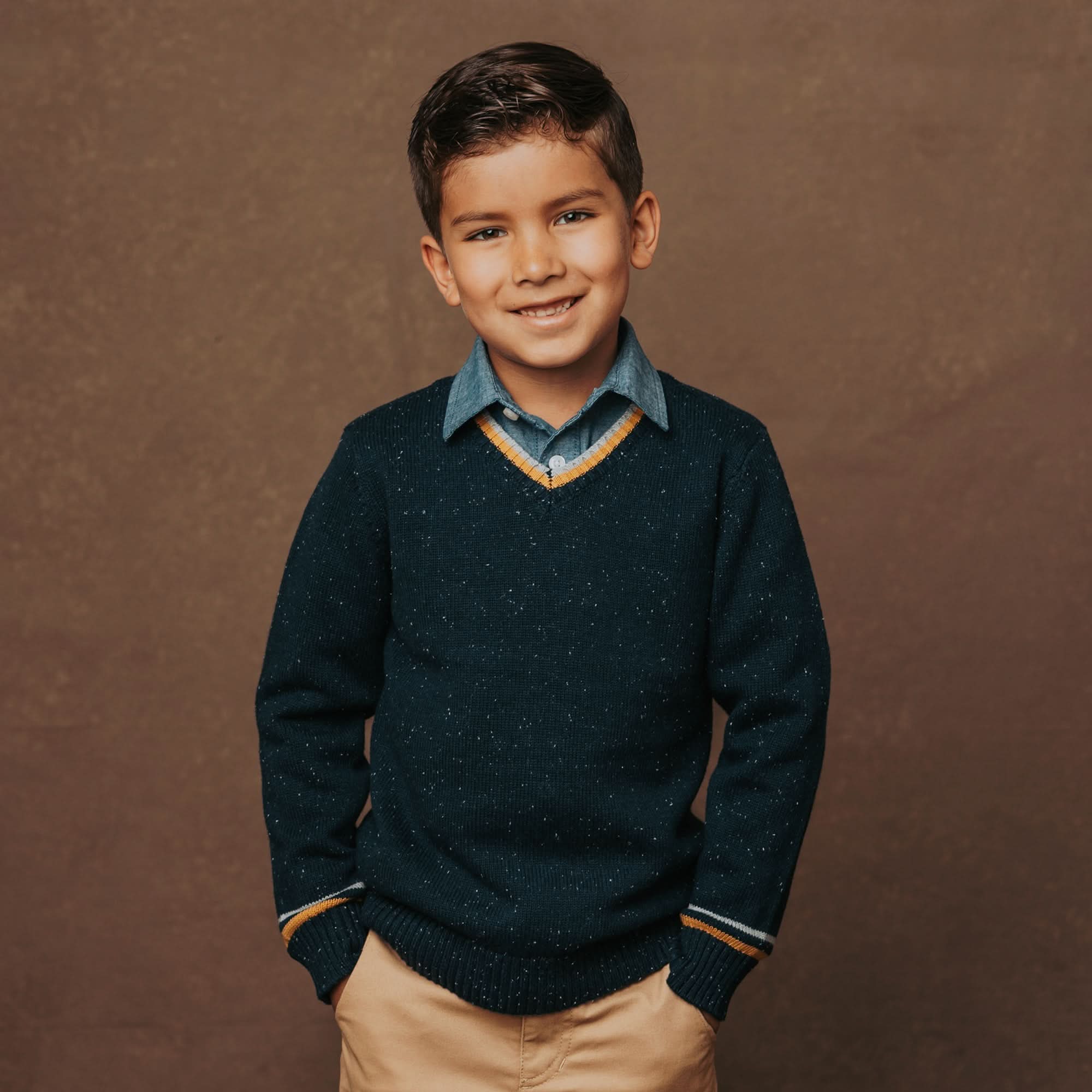 Organic V-neck Sweater