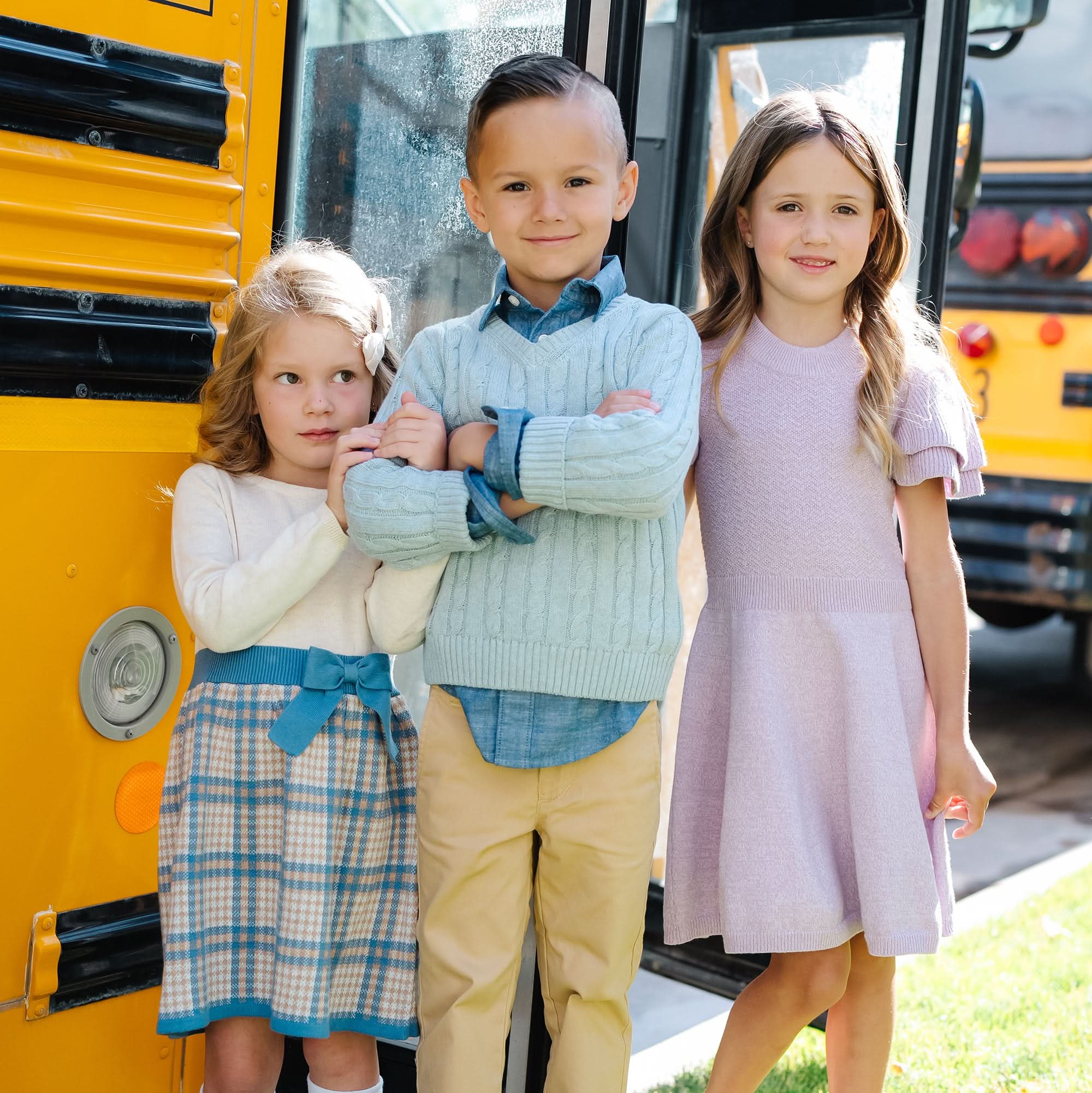 Organic Flutter Sleeve Sweater Dress - Baby