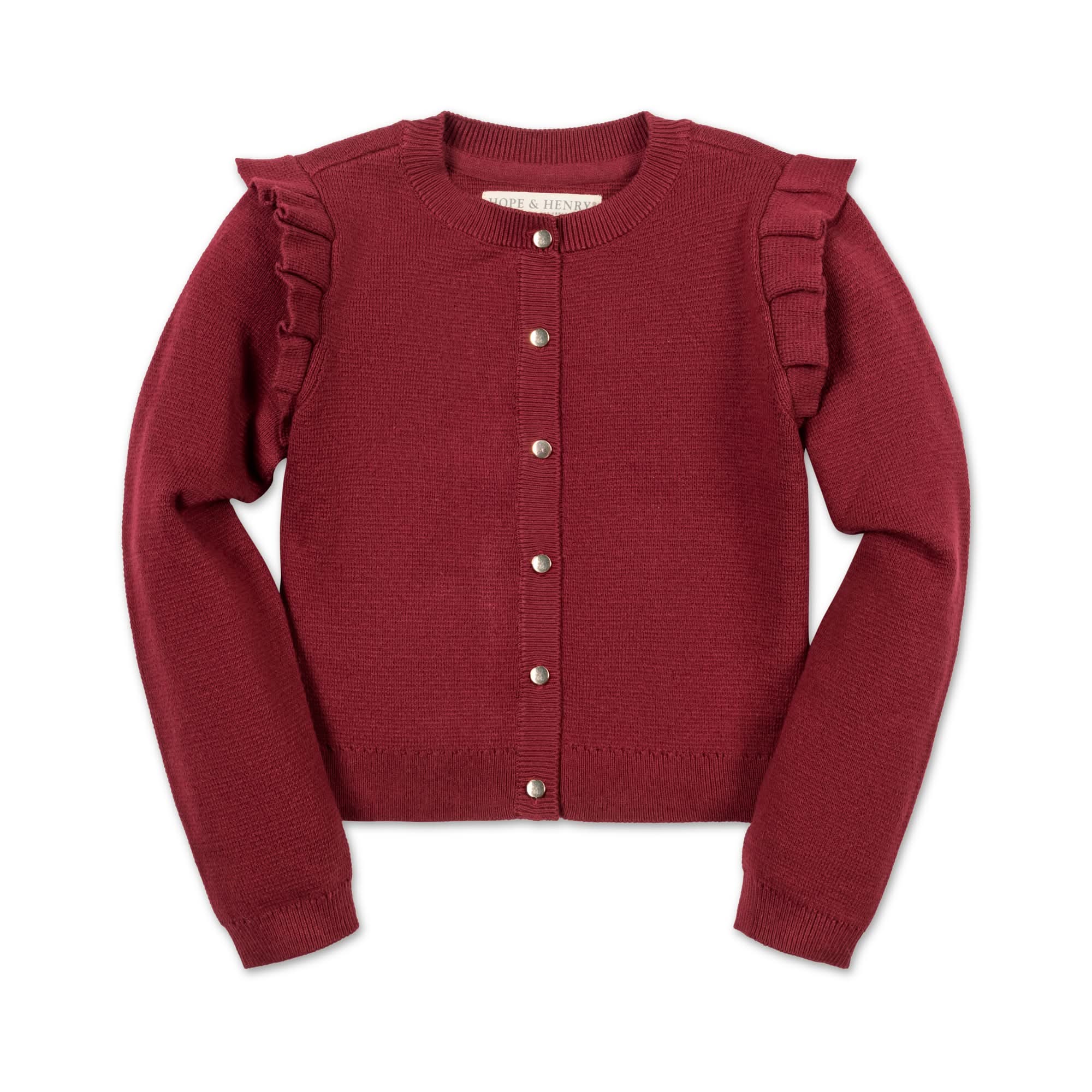 Organic Milano Ruffle Cardigan - Baby
