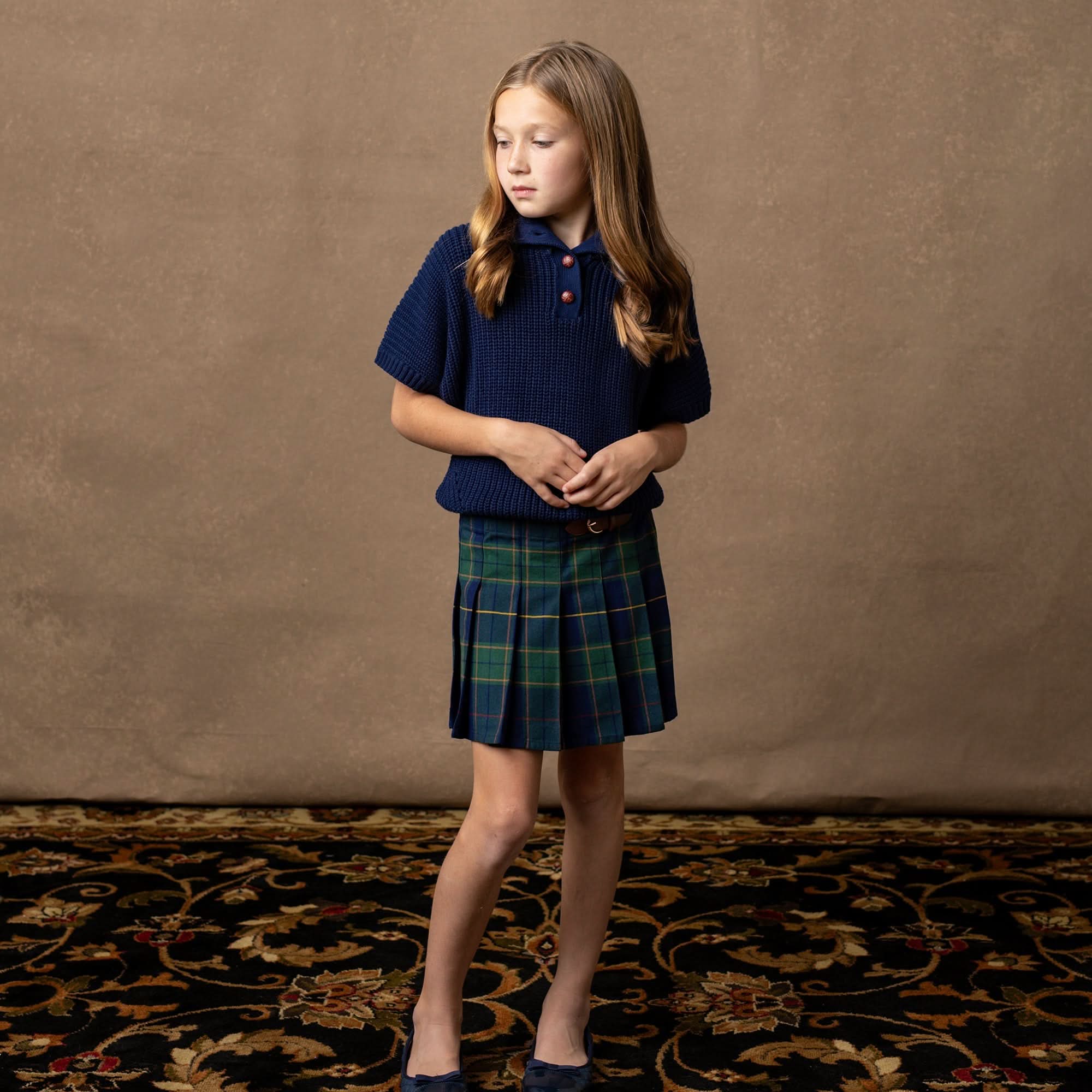 Organic Spread Collar Sweater - Baby