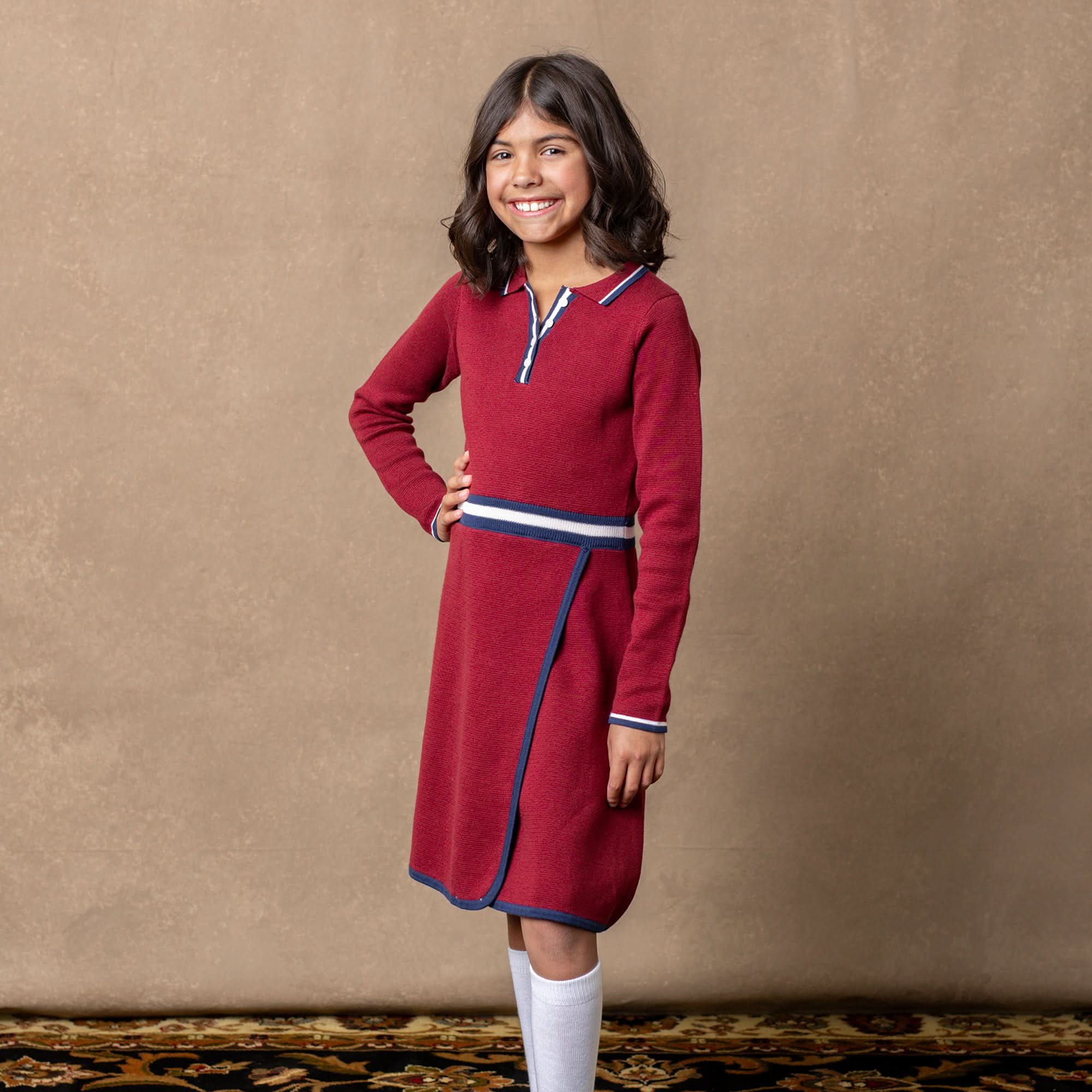 Organic Henley Sweater Dress