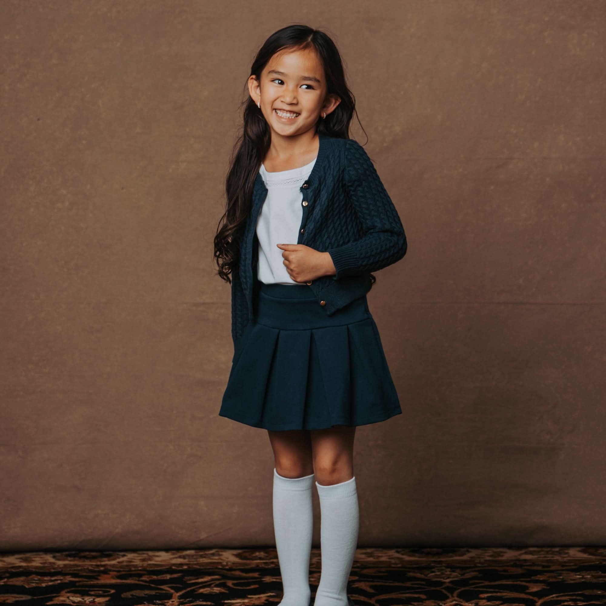 Ponte Drop Waist Skort - Baby