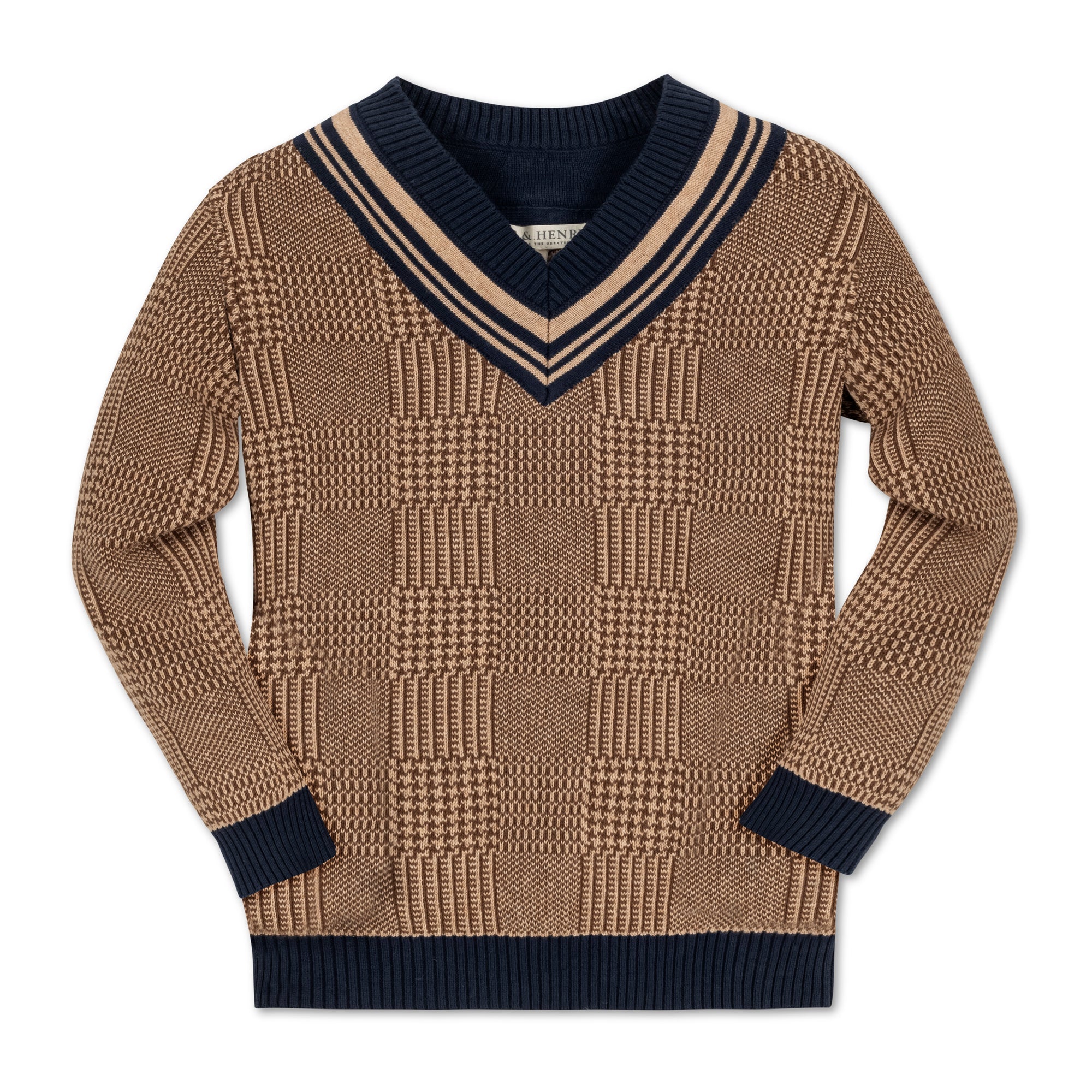 Organic Intarsia Cricket Sweater