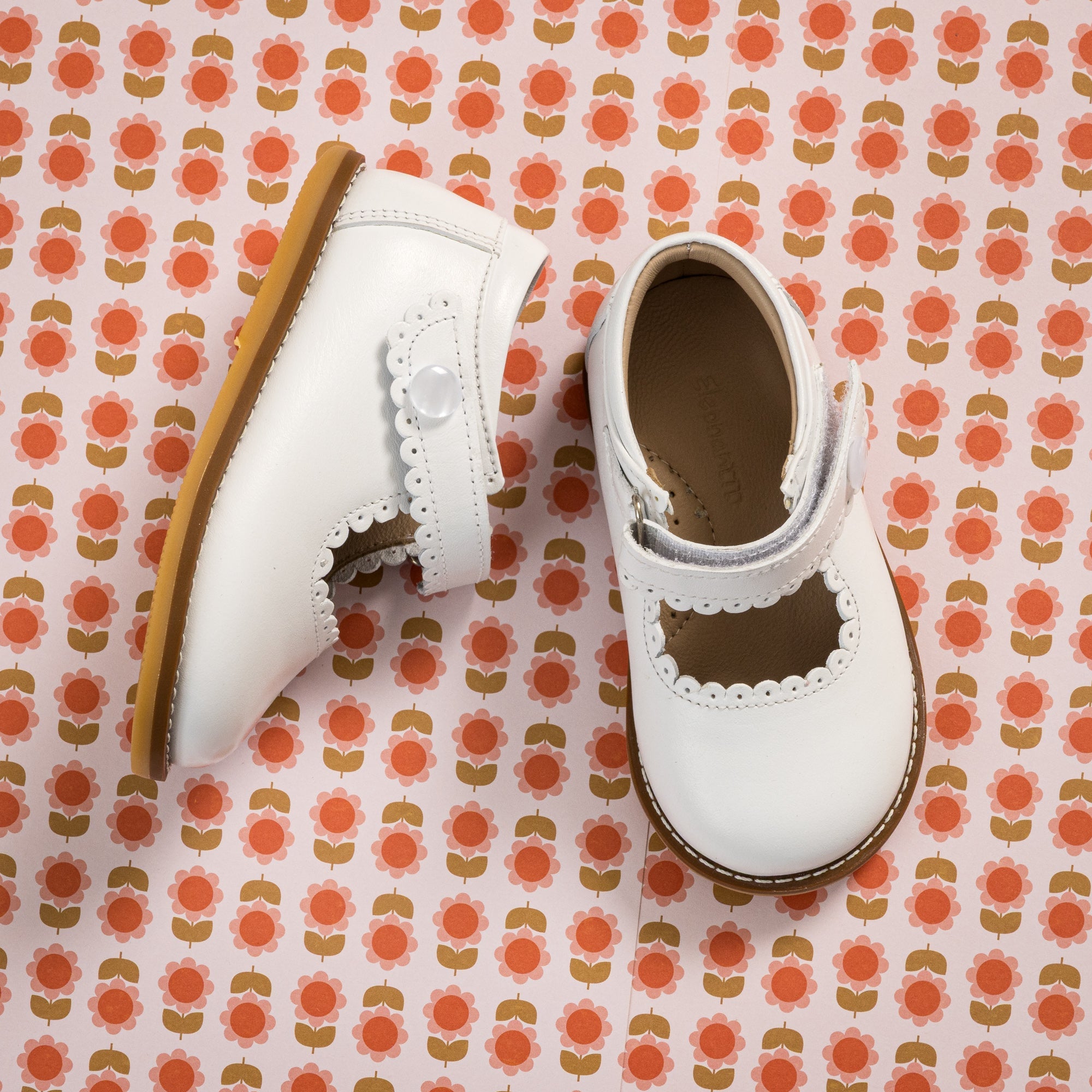 Mary Jane Toddler White