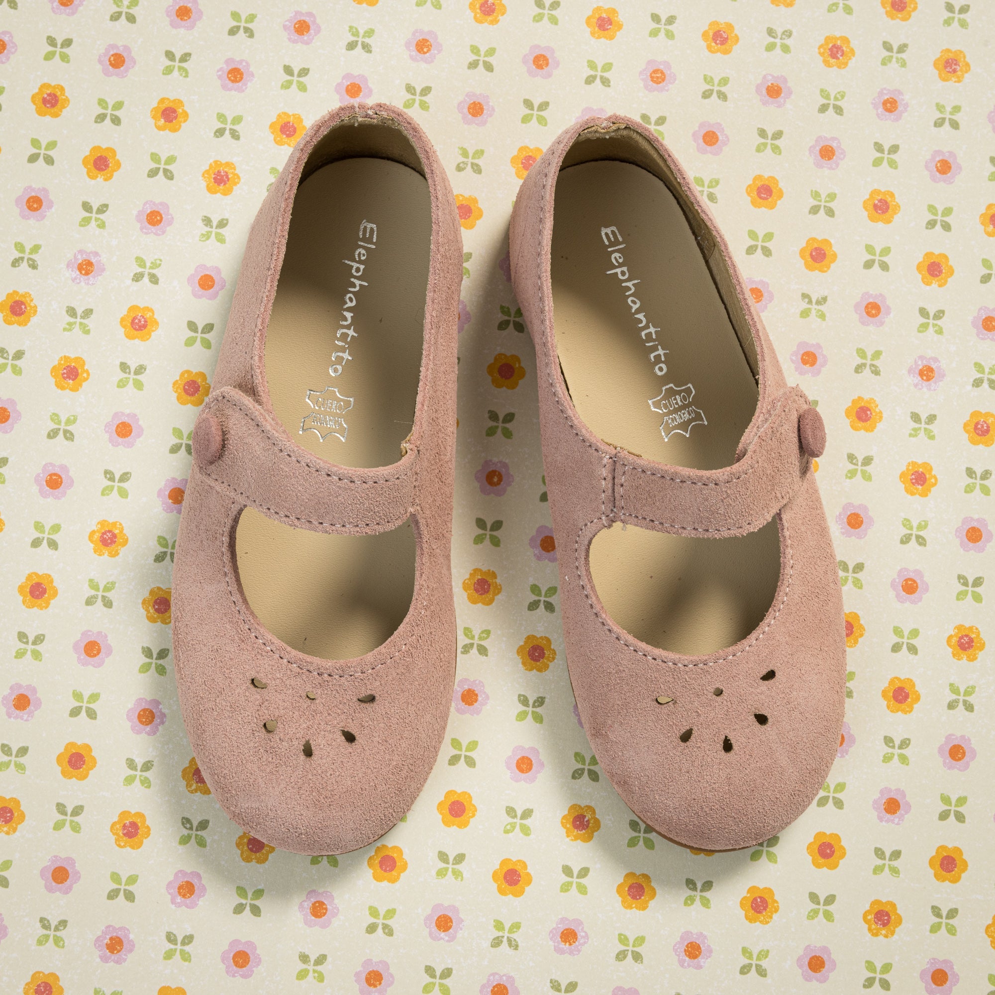 Andi Mary Jane Suede Rose