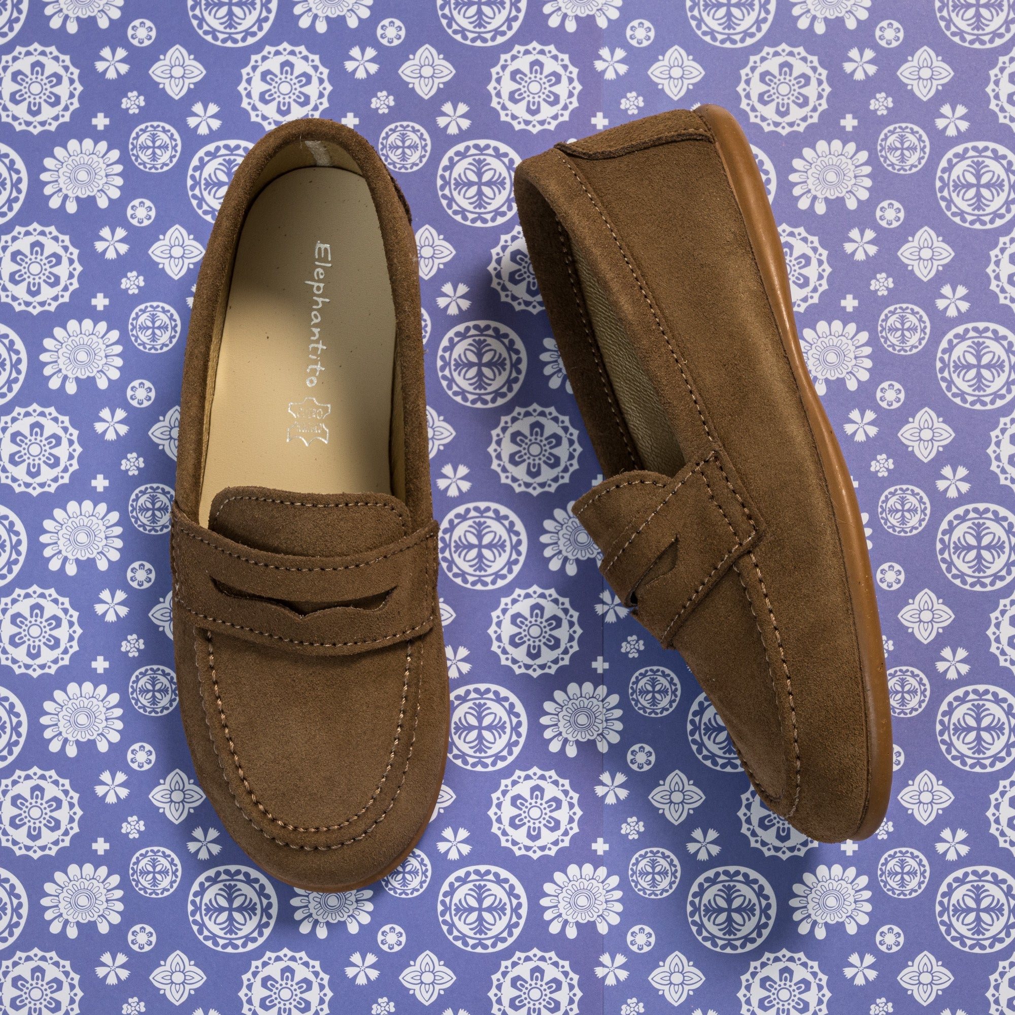 Suede Penny Loafer Toffe