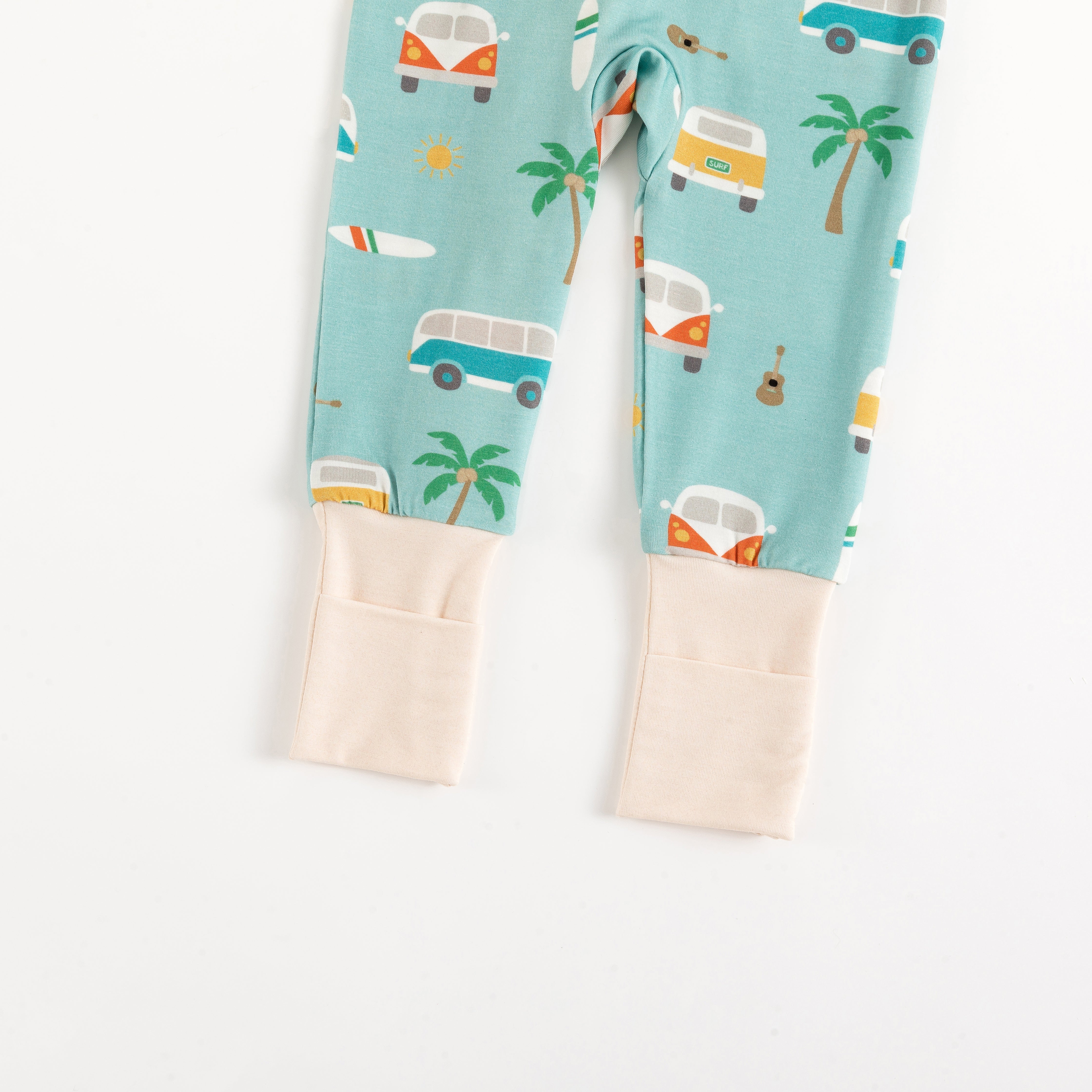 Coastal Cruising (convertible Zip Footies)