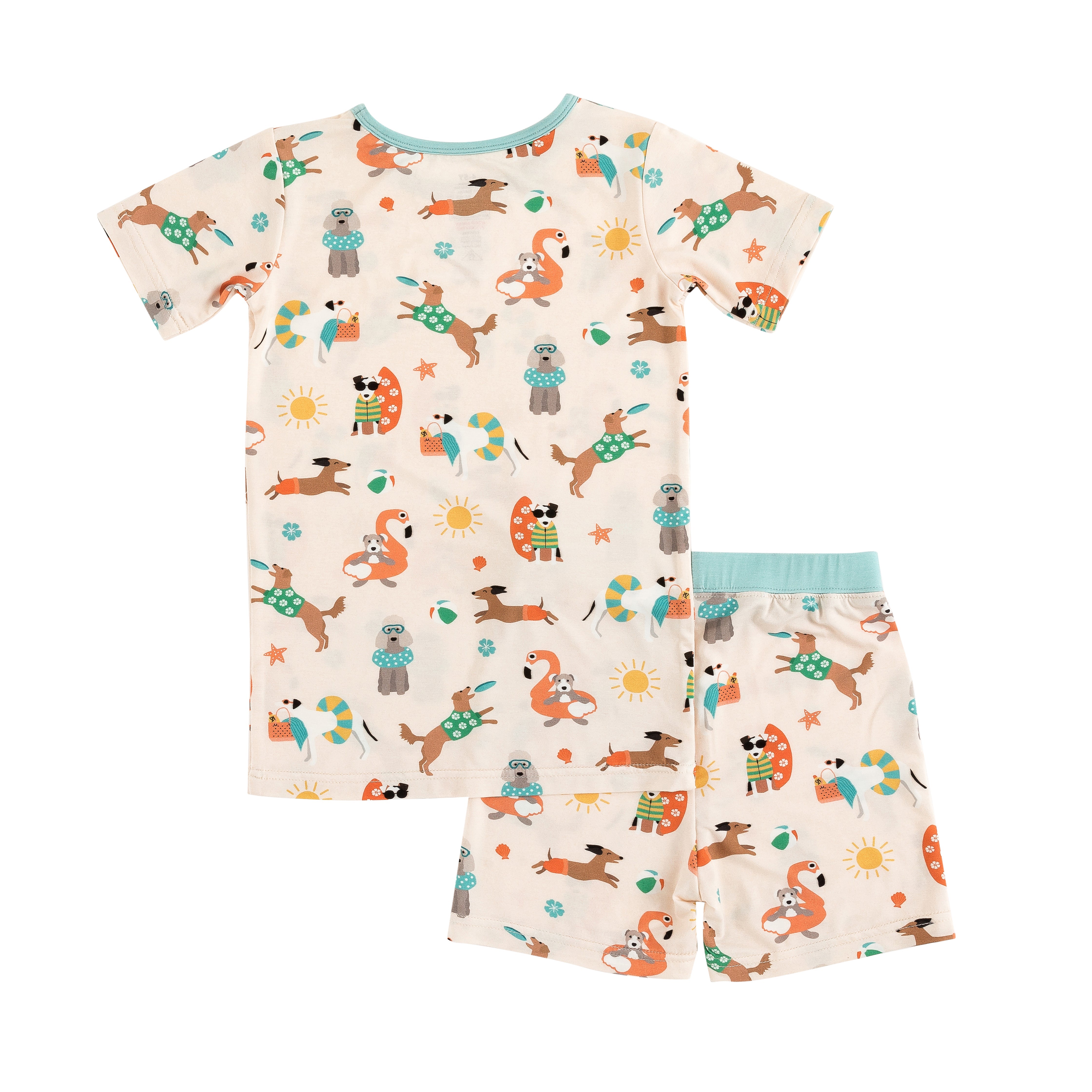 Pups In The Sun (short Pj Set)
