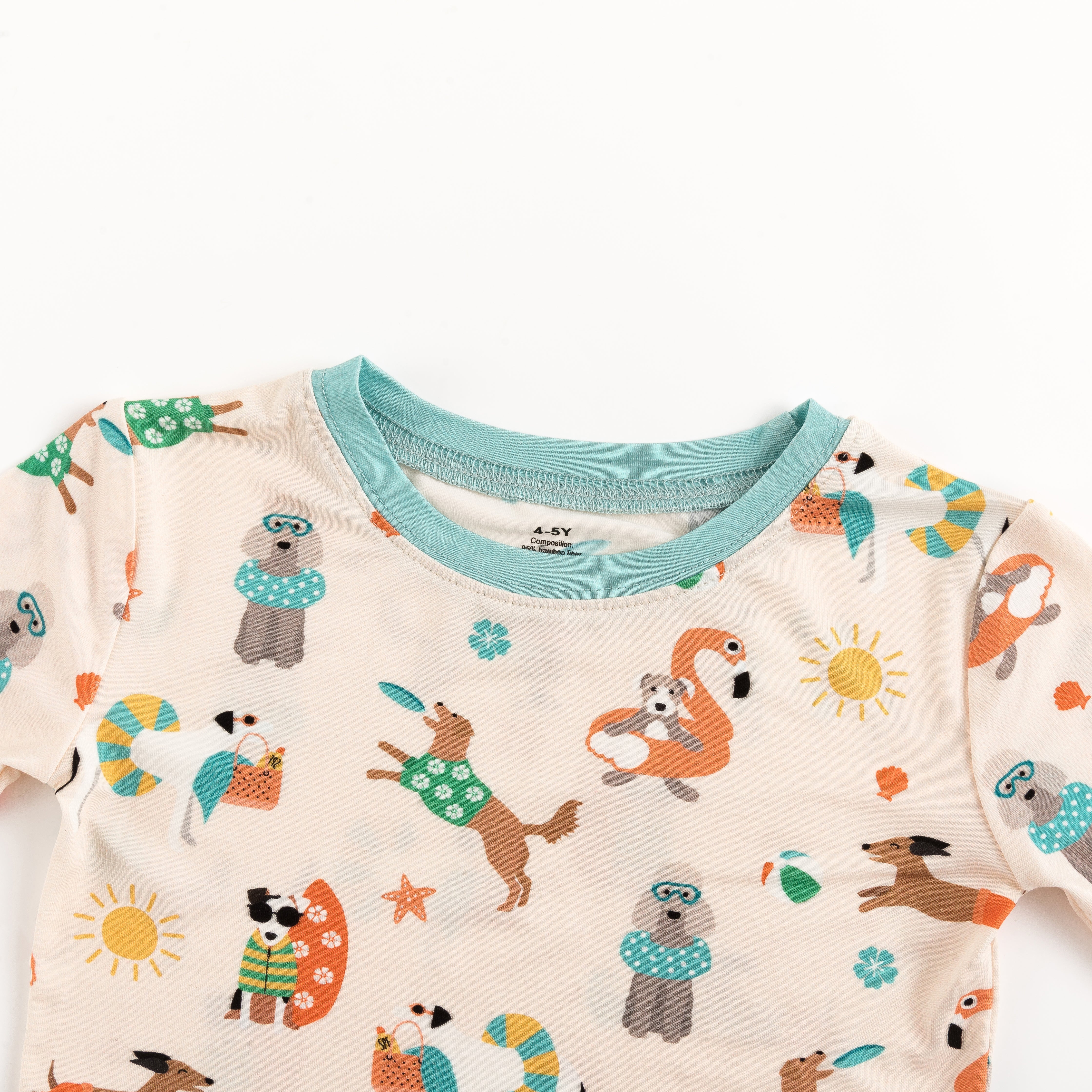 Pups In The Sun (long Sleeve Pj)