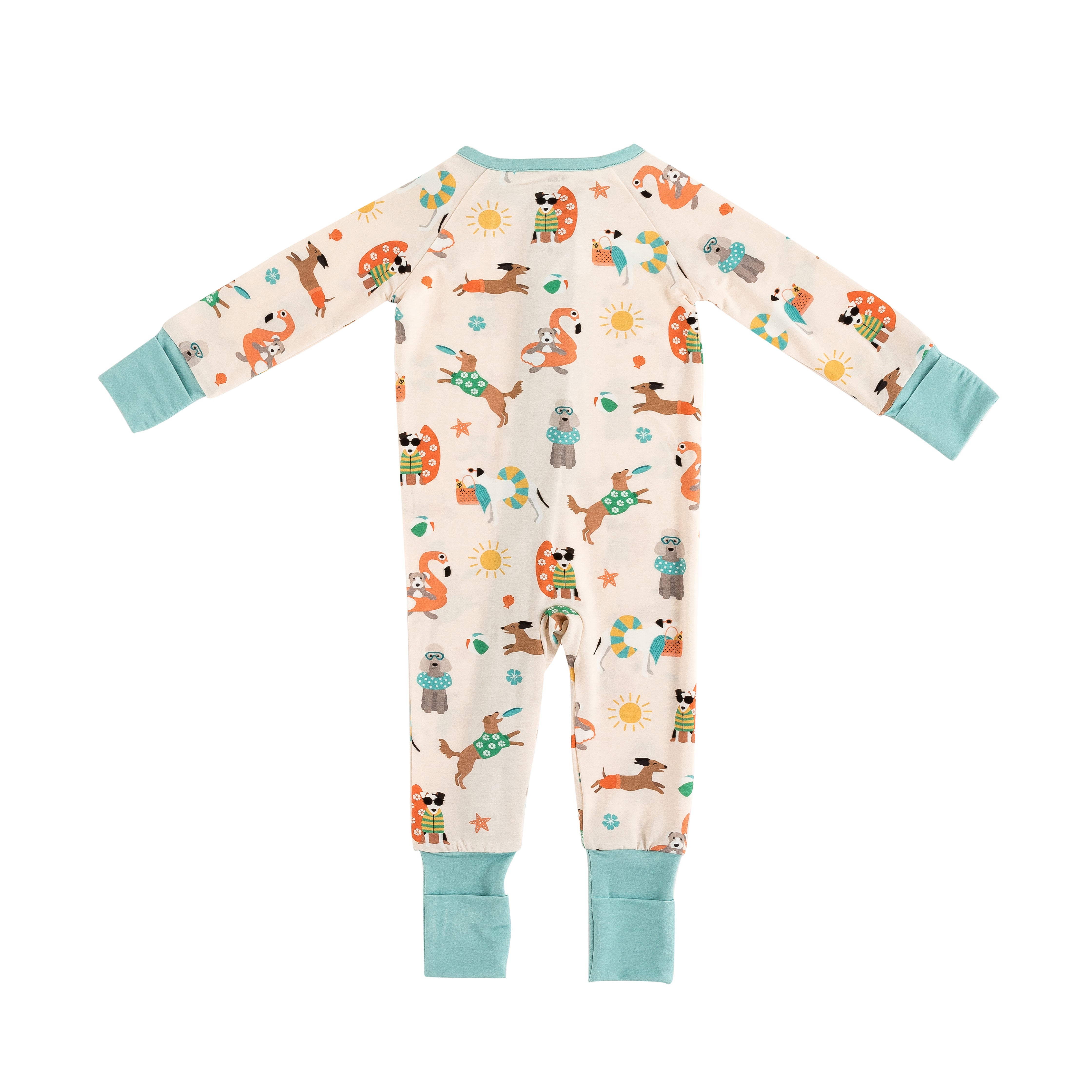 Pups In The Sun (convertible Zip Footies)