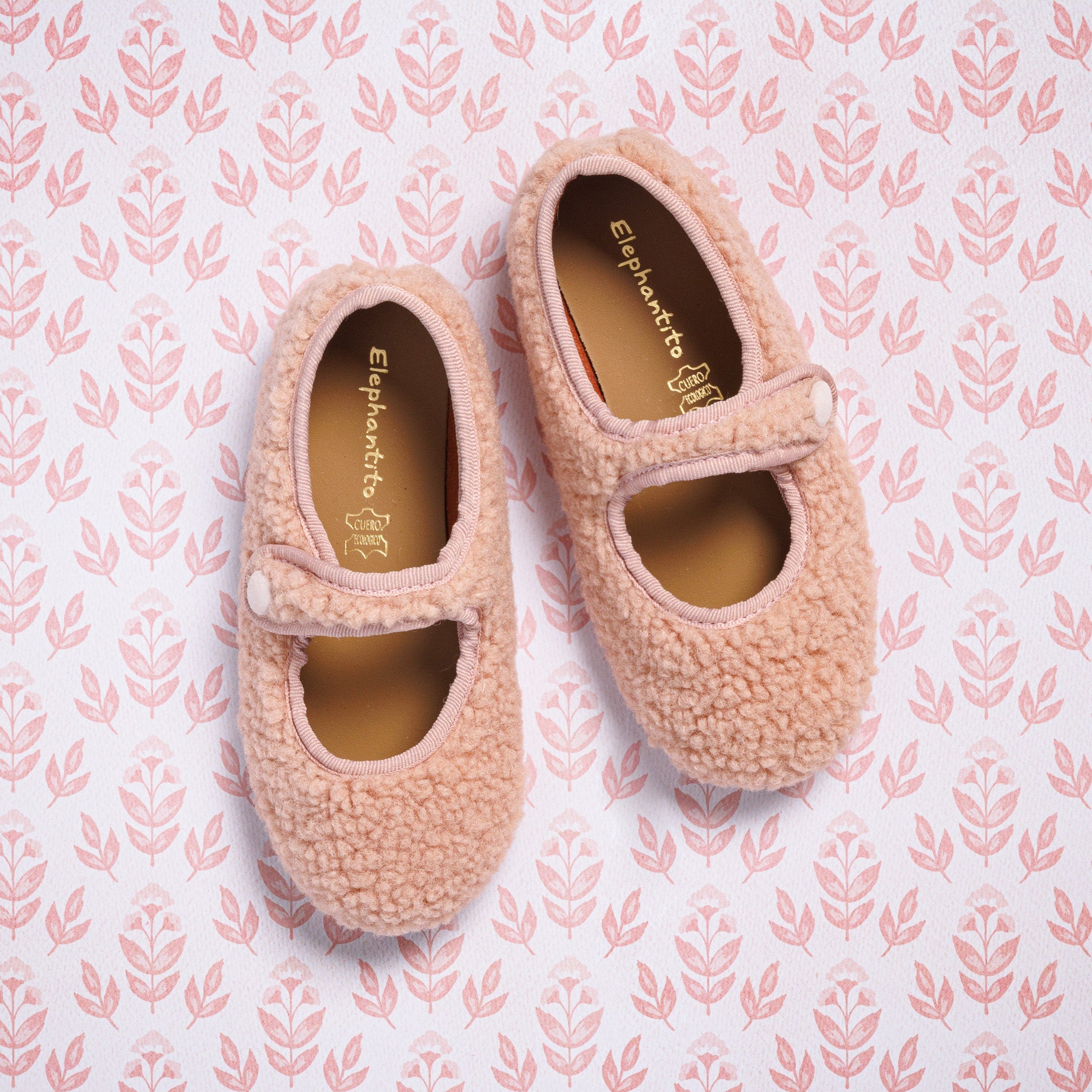 Shearling Mary Jane Pink