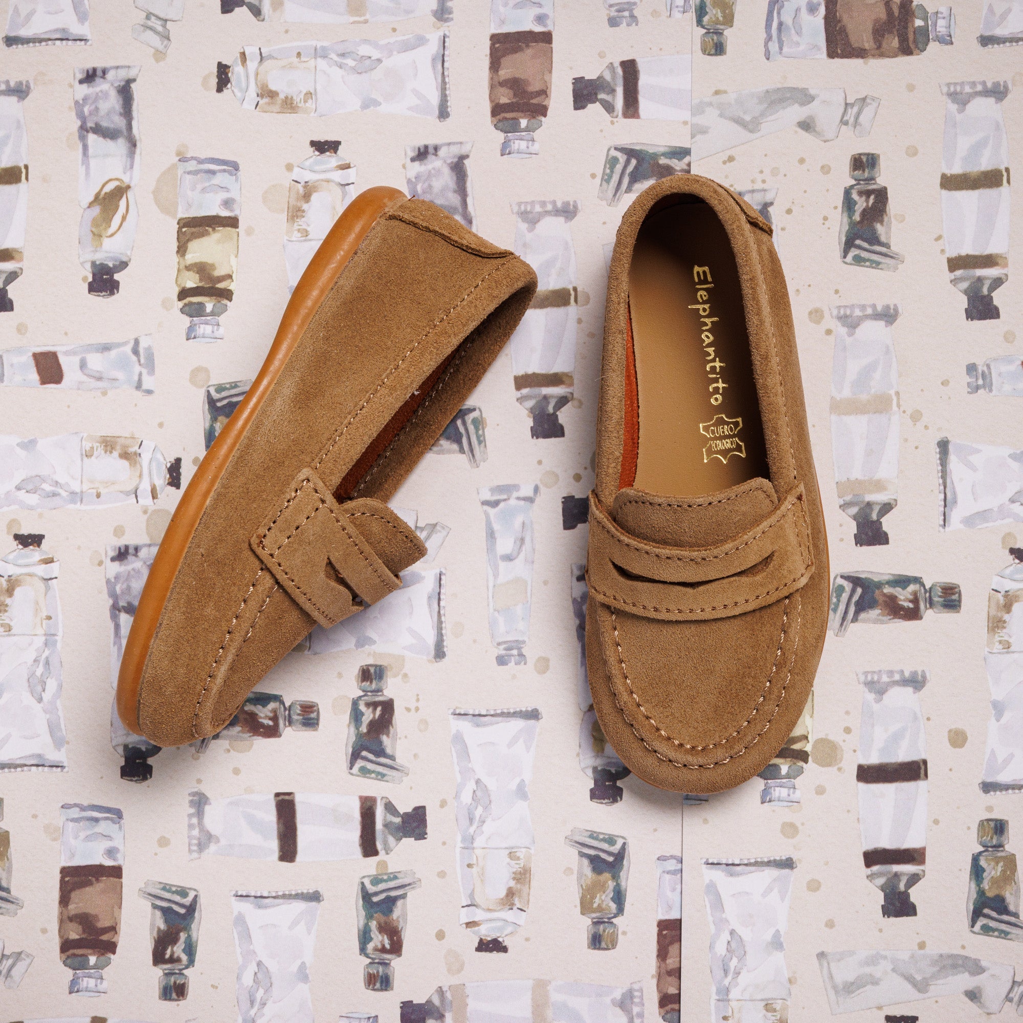 Suede Penny Loafer Toffe
