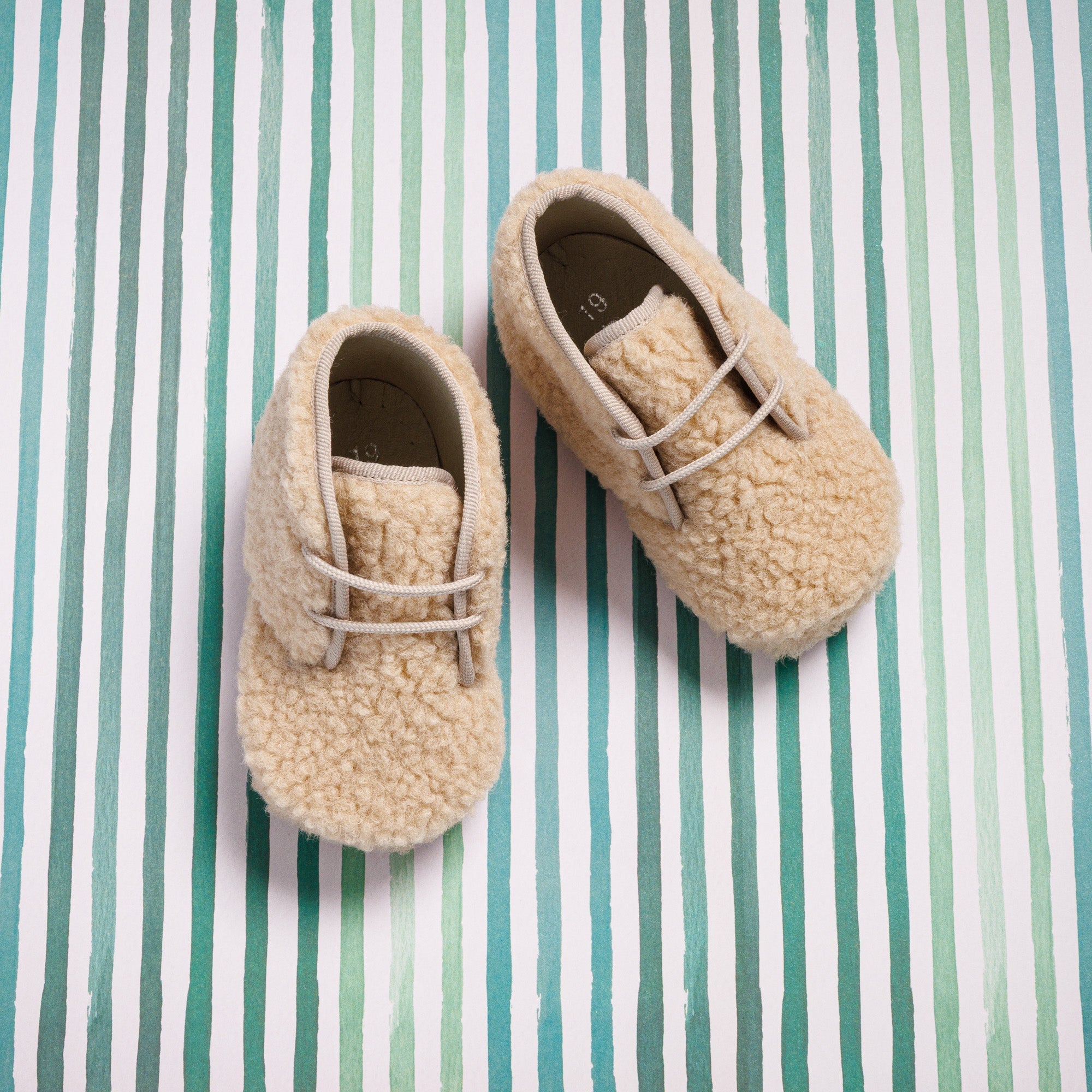 Shearling Baby Bootie Beige