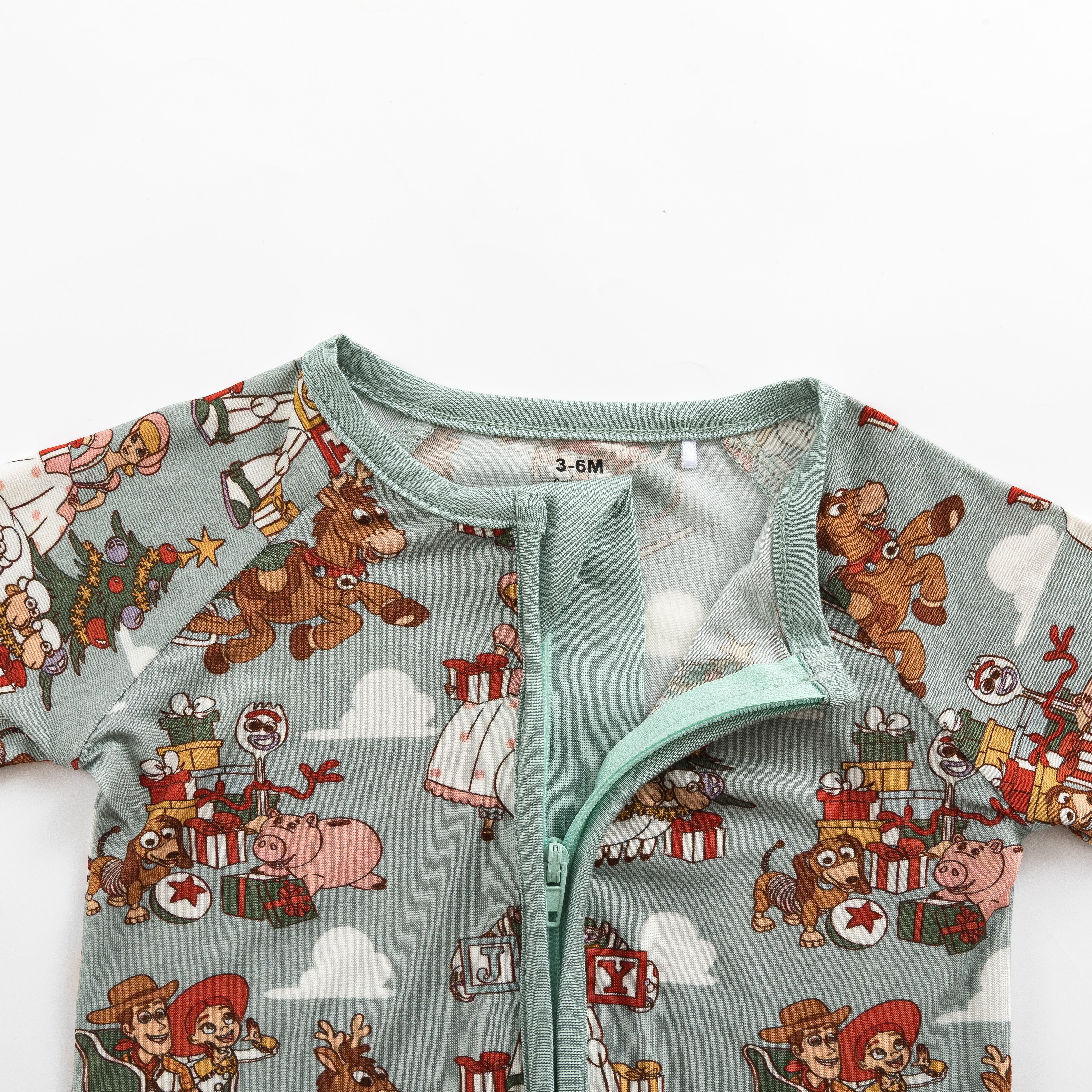 Merry Toy Ride (convertible Zip Footies)