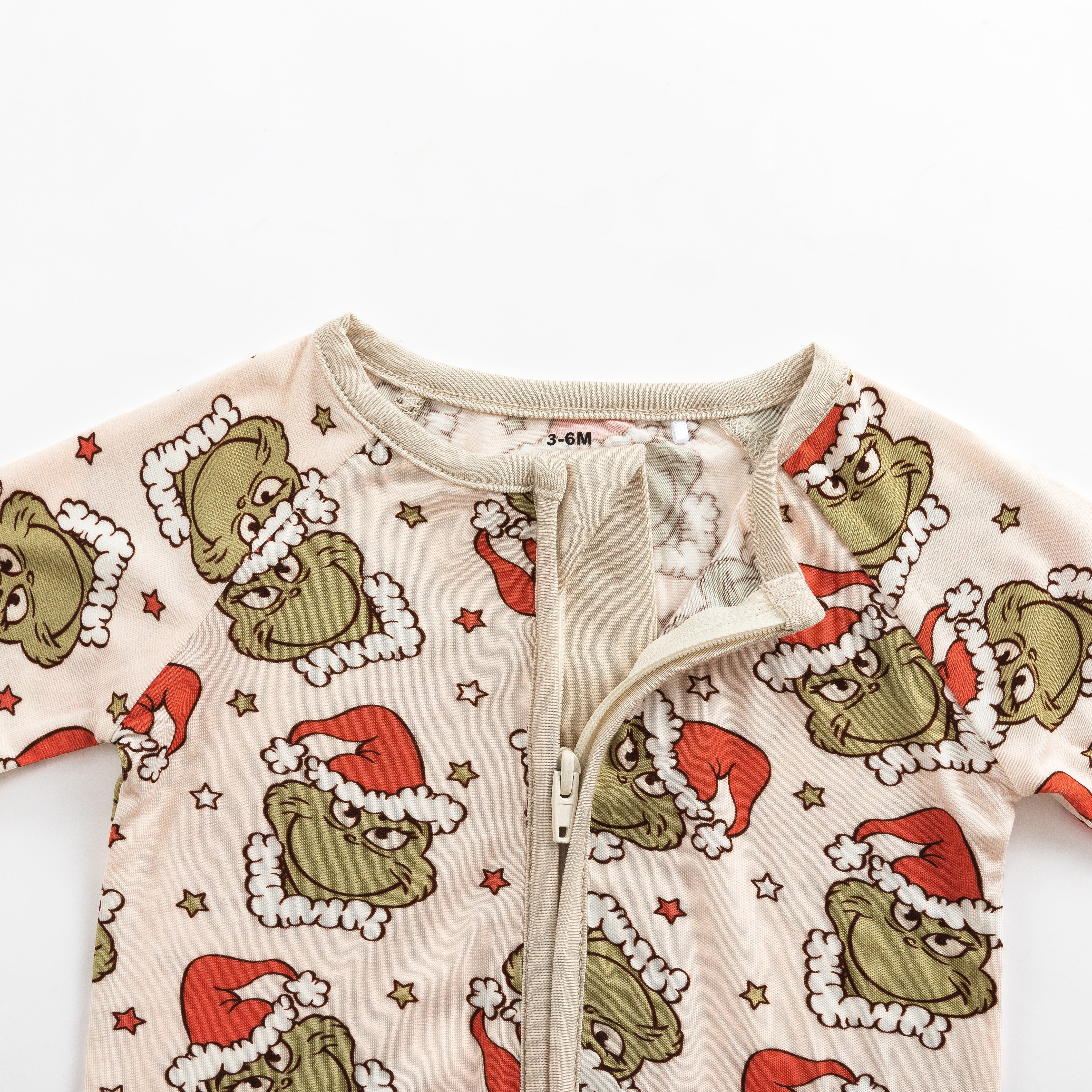 Grinchy Cheer (convertible Zip Footies)