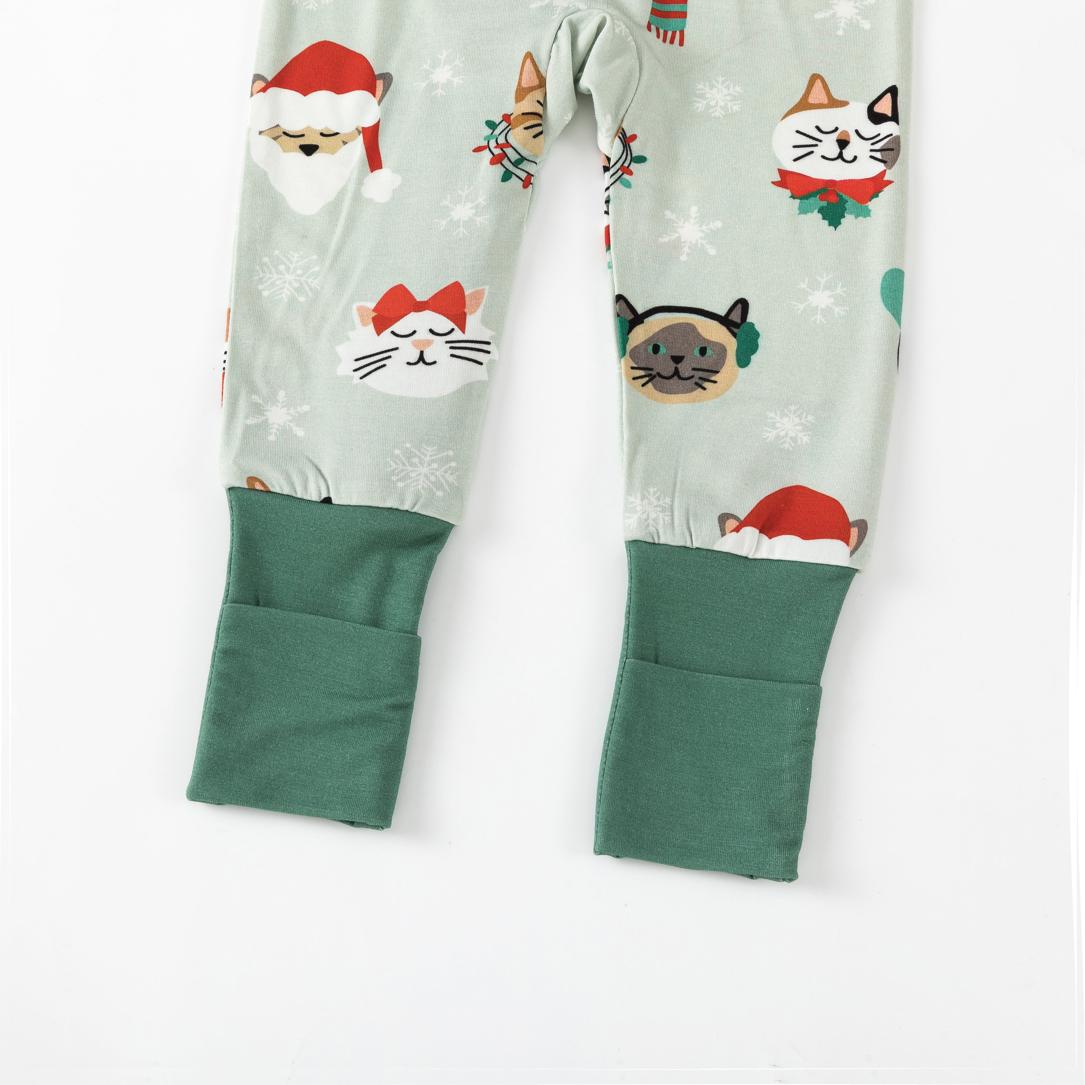 Purr The Halls (convertible Zip Footies)