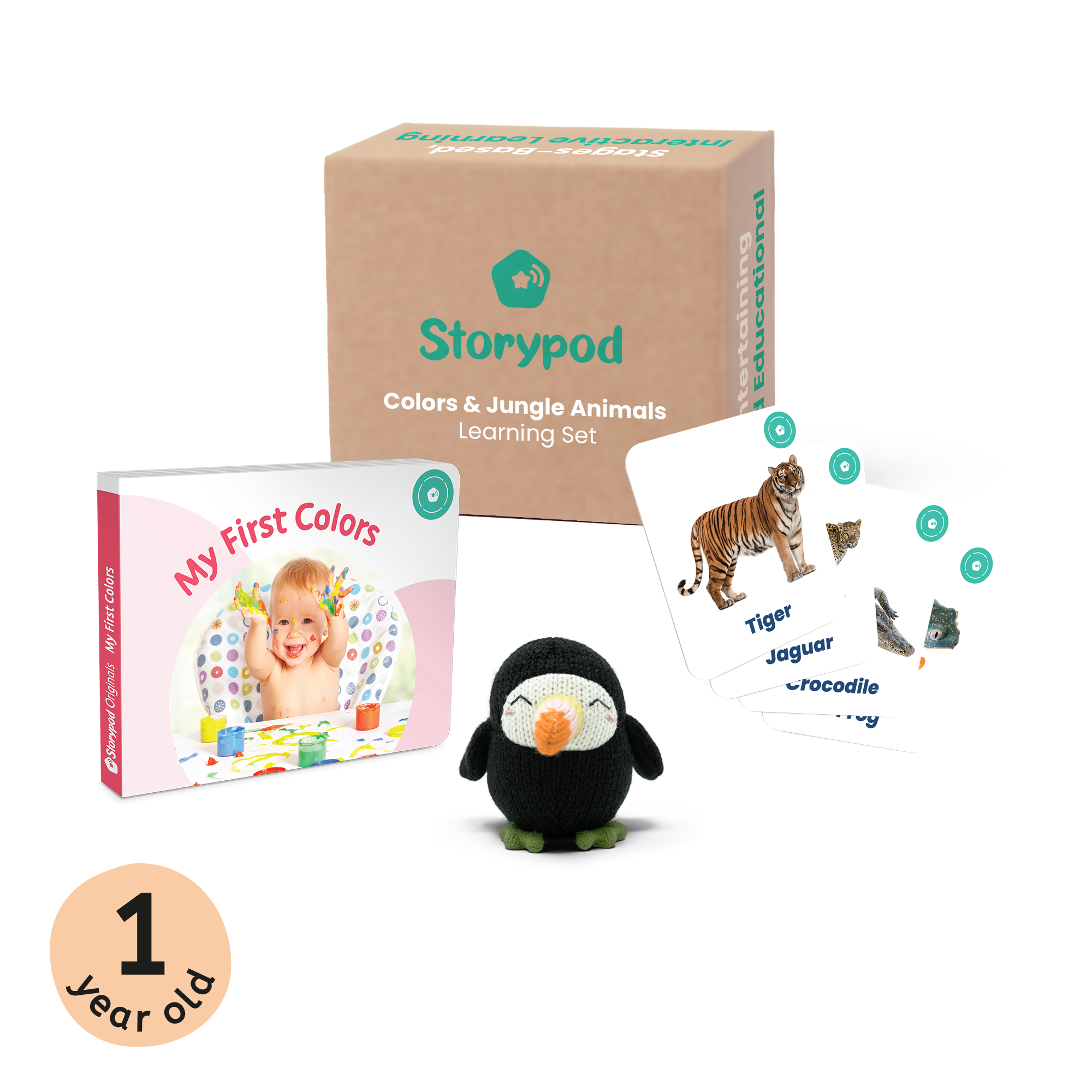 Colors & Jungle Animals Set