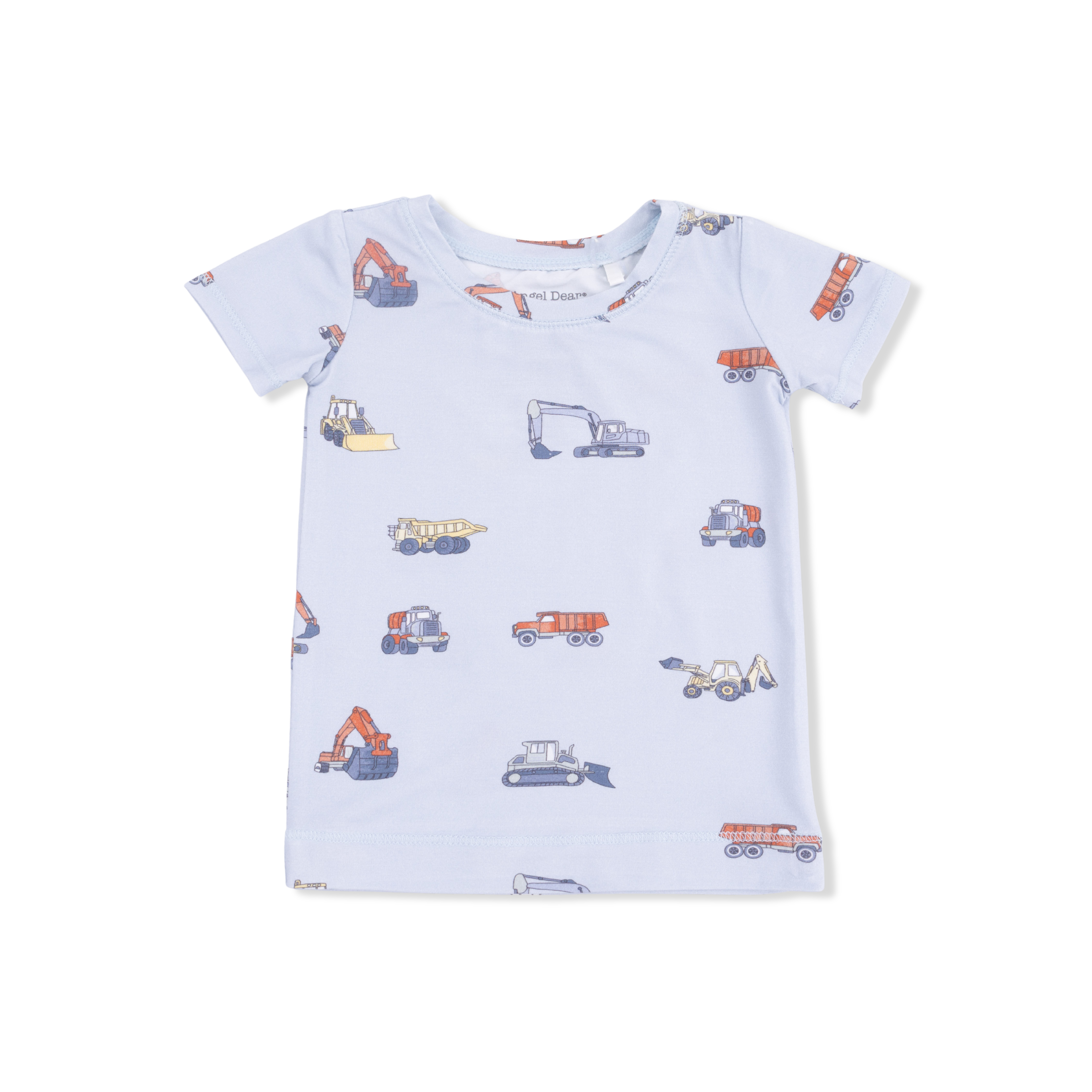 Construction Vehicles - Short Sleeve Loungewear Set