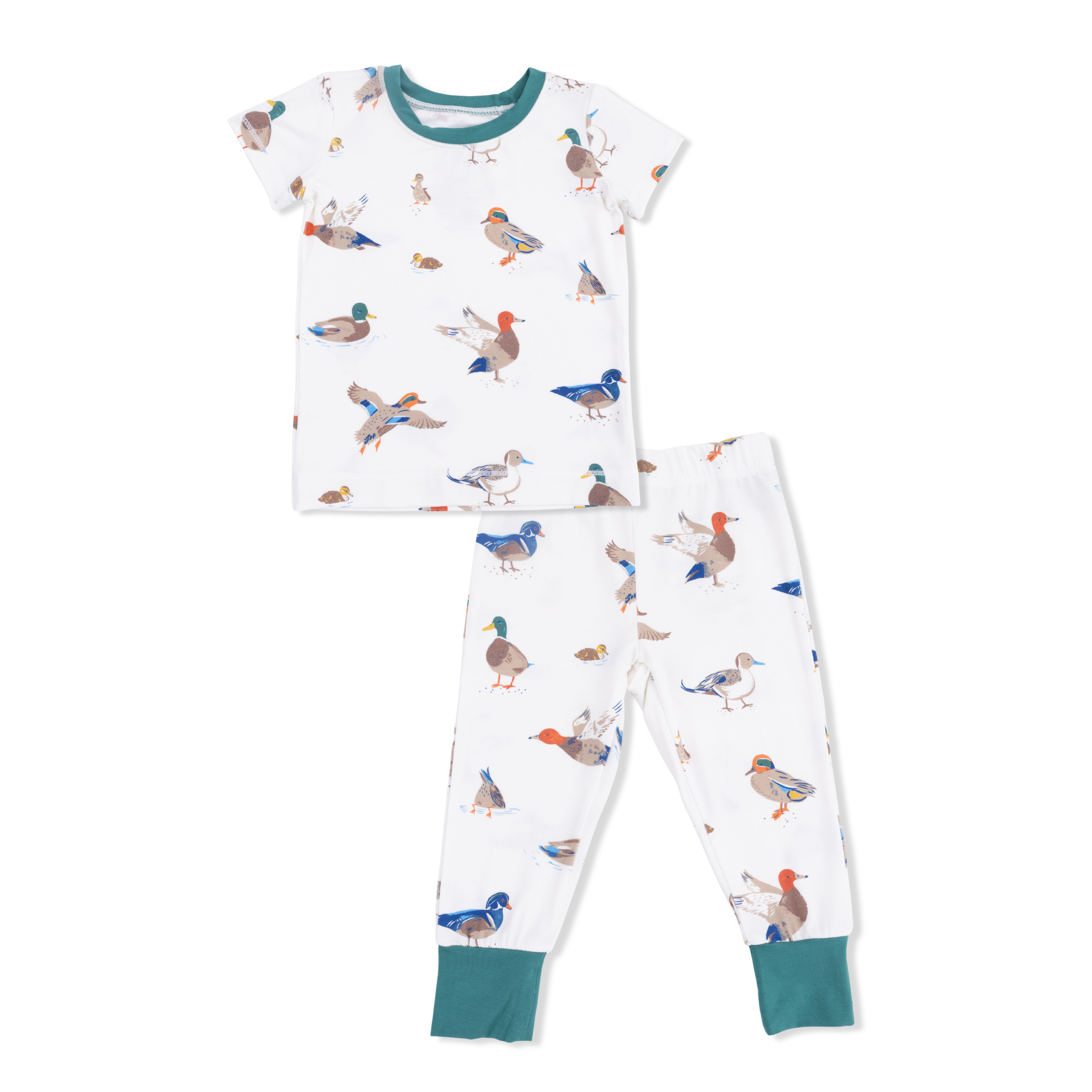 Ducks - Short Sleeve Loungewear Set