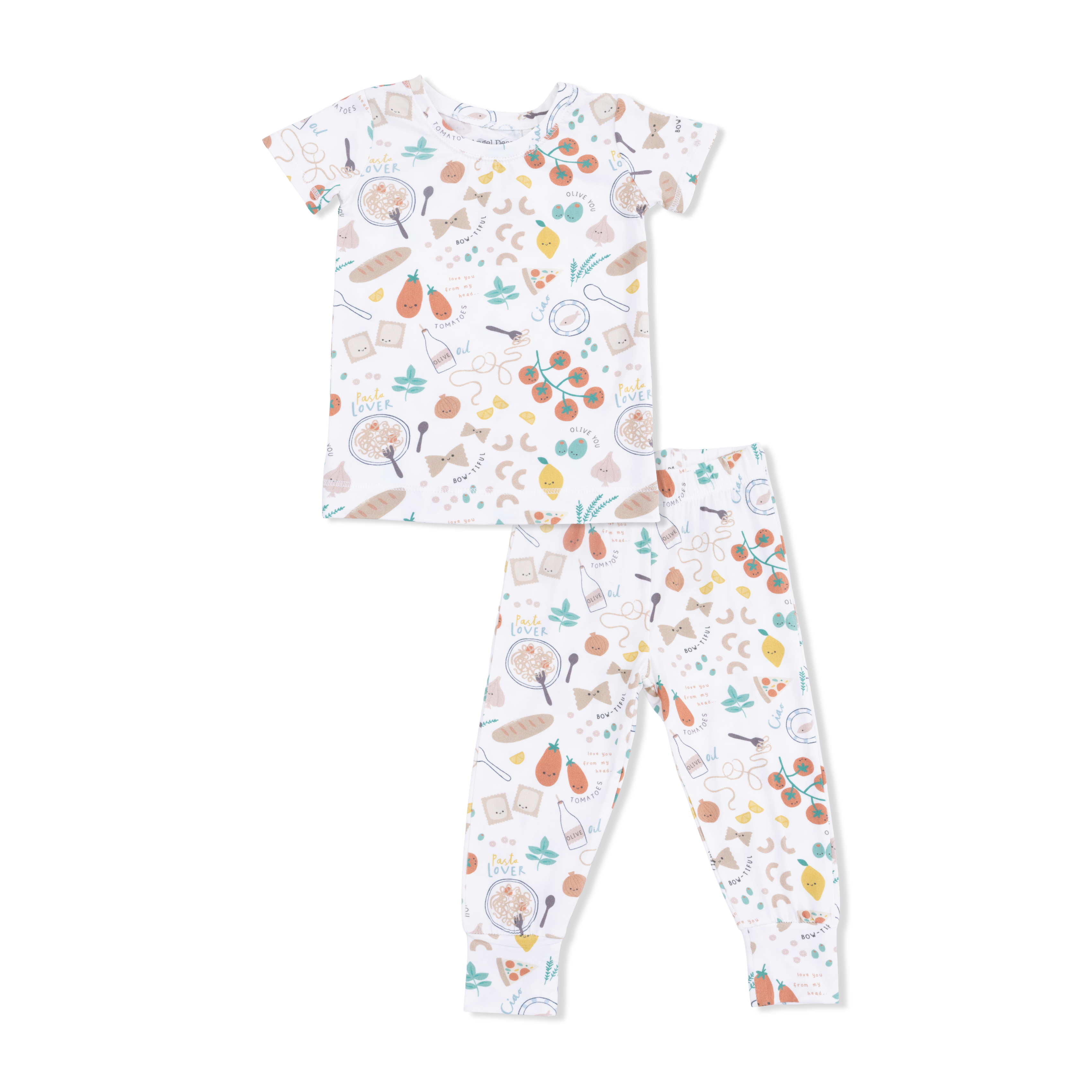 Pasta Lovers - Short Sleeve Loungewear Set