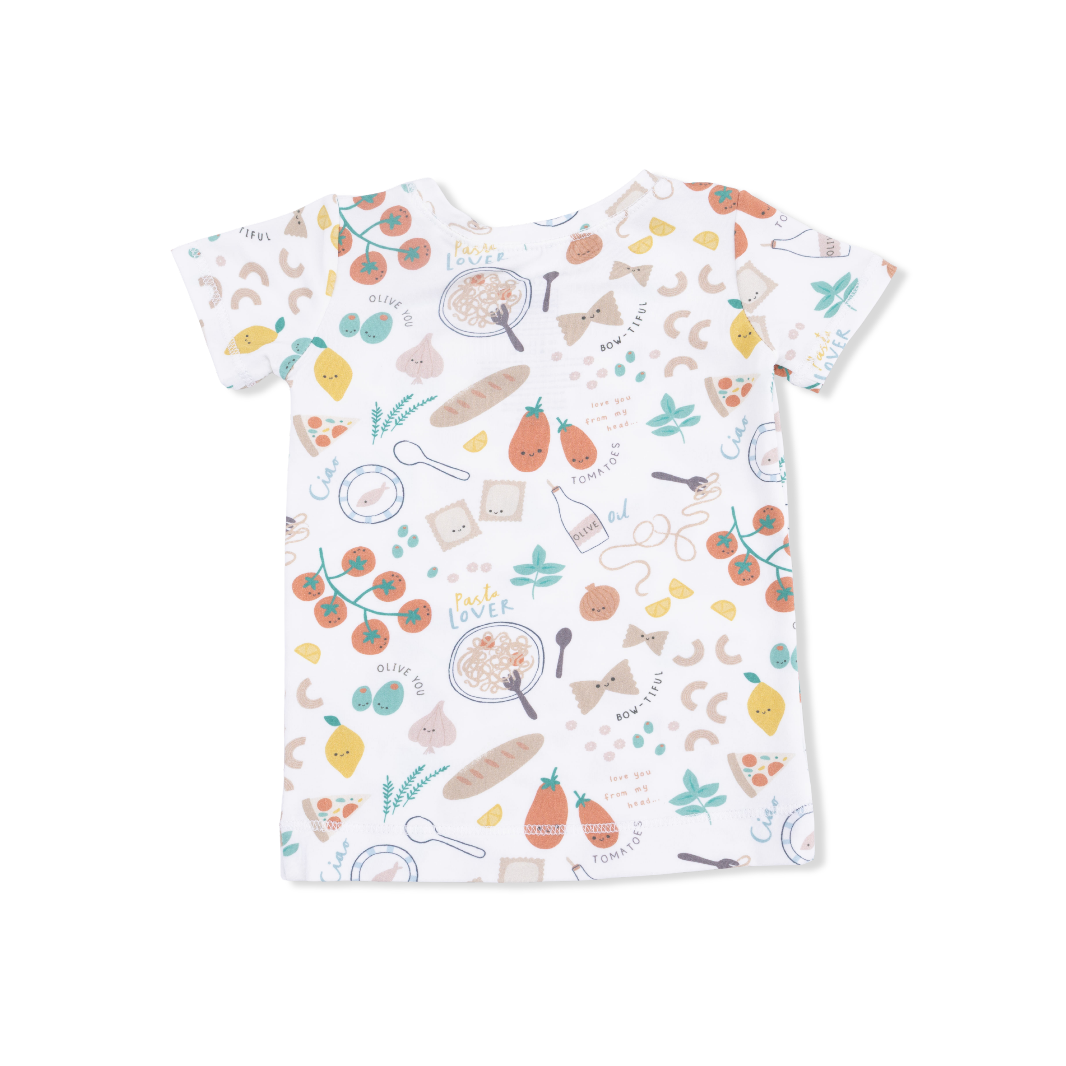 Pasta Lovers - Short Sleeve Loungewear Set