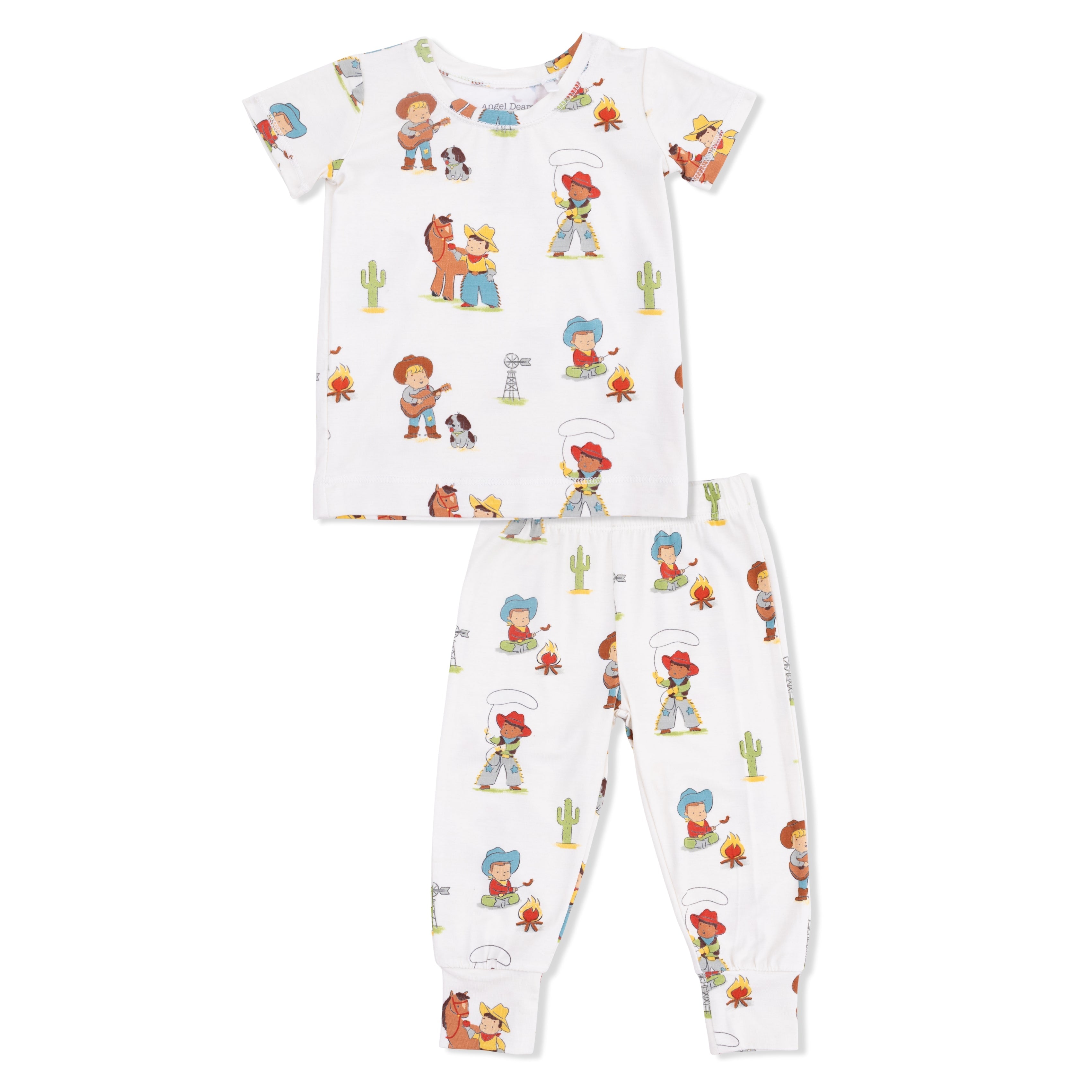 Vintage Cowboys - Short Sleeve Loungewear Set